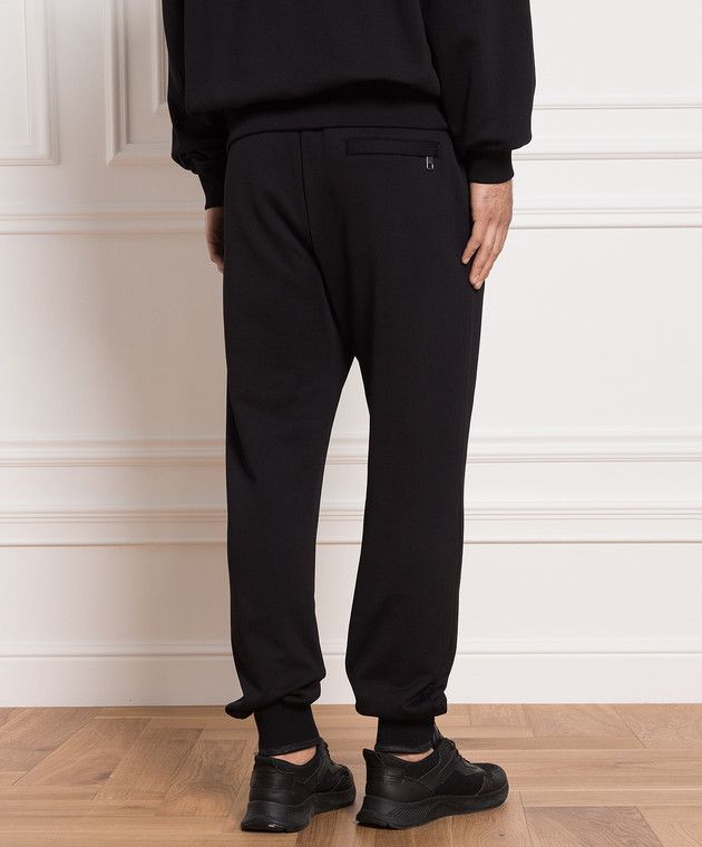 Dolce & Gabbana o1y0125 Embroidered Logo Jogger & Sweatpant in Black Size US 32 / EU 48 - 3 Thumbnail