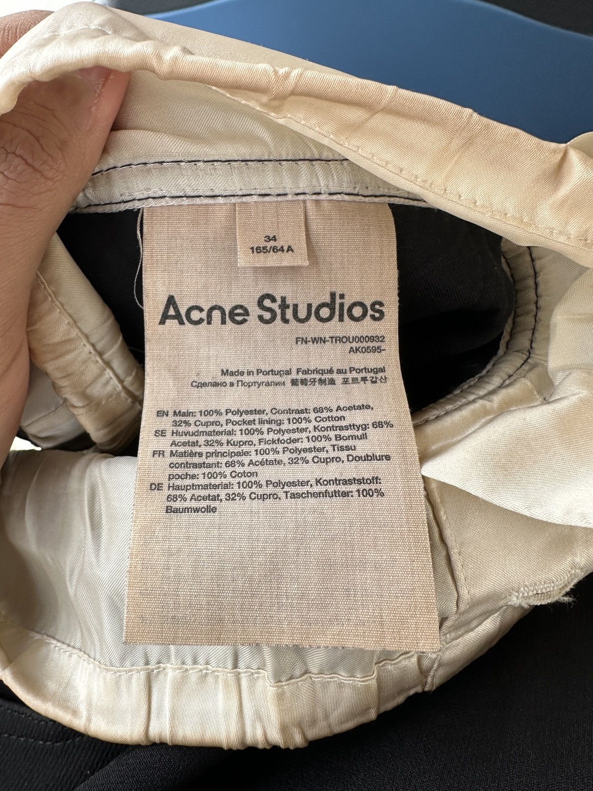 Acne Studios Acne studios satin contrast trousers Size US 34 / EU 50 - 5 Thumbnail