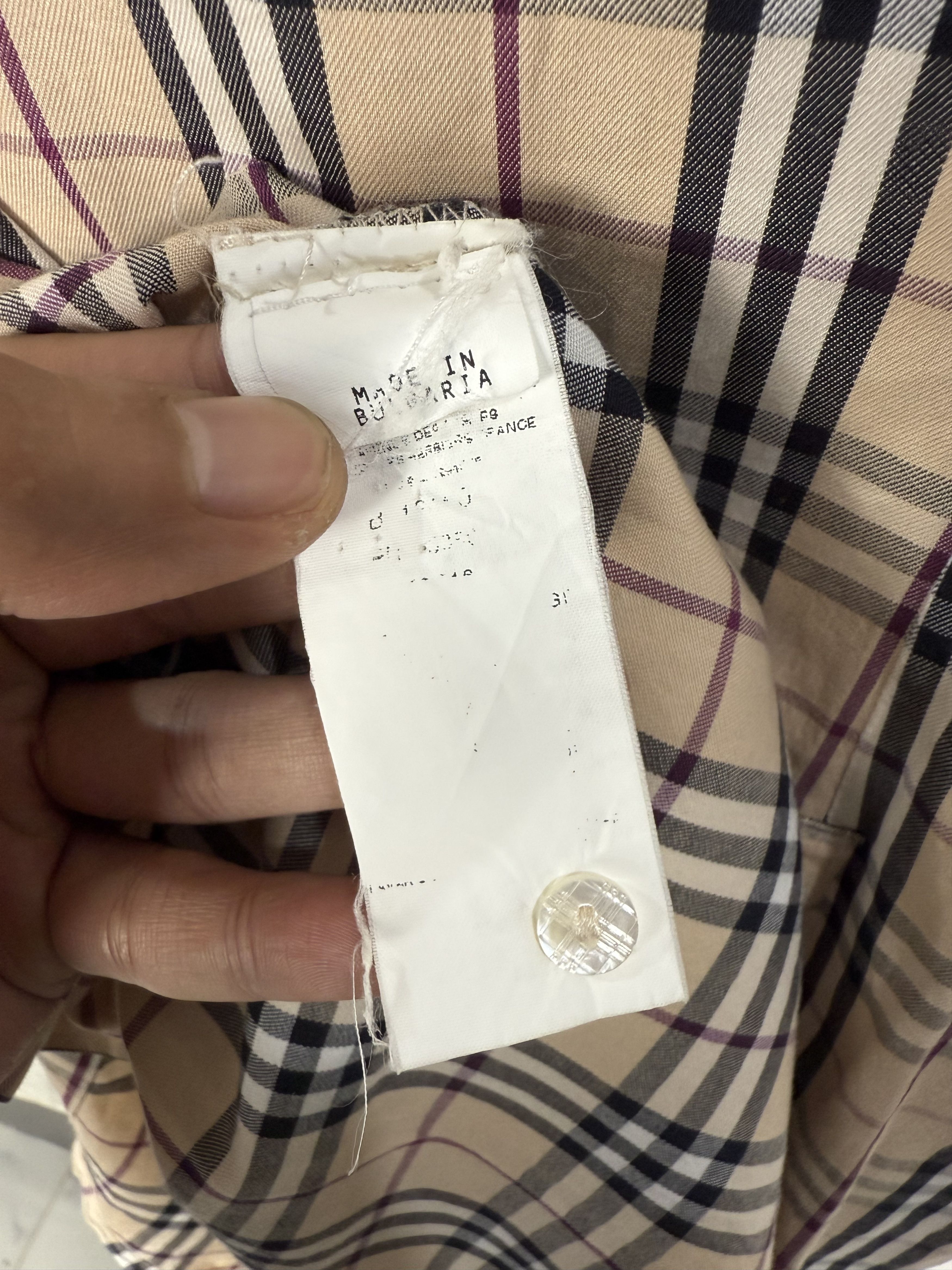 Burberry Vintage Burberry Nova Check Shirt Size L / US 10 / IT 46 - 6 Thumbnail