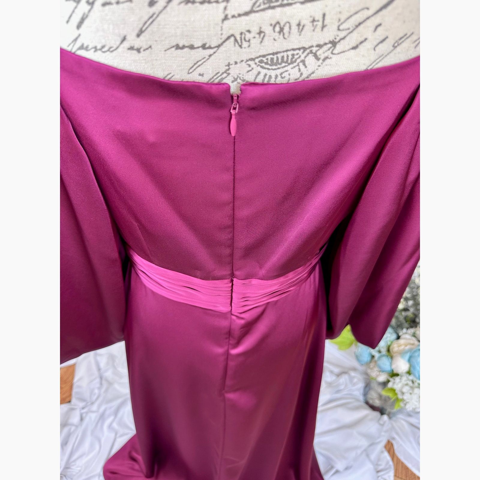 Sachin & Babi Sachin & Babi Women's Burgundy Bryant Gown Front Slit 6 Size M / US 6-8 / IT 42-44 - 10 Thumbnail