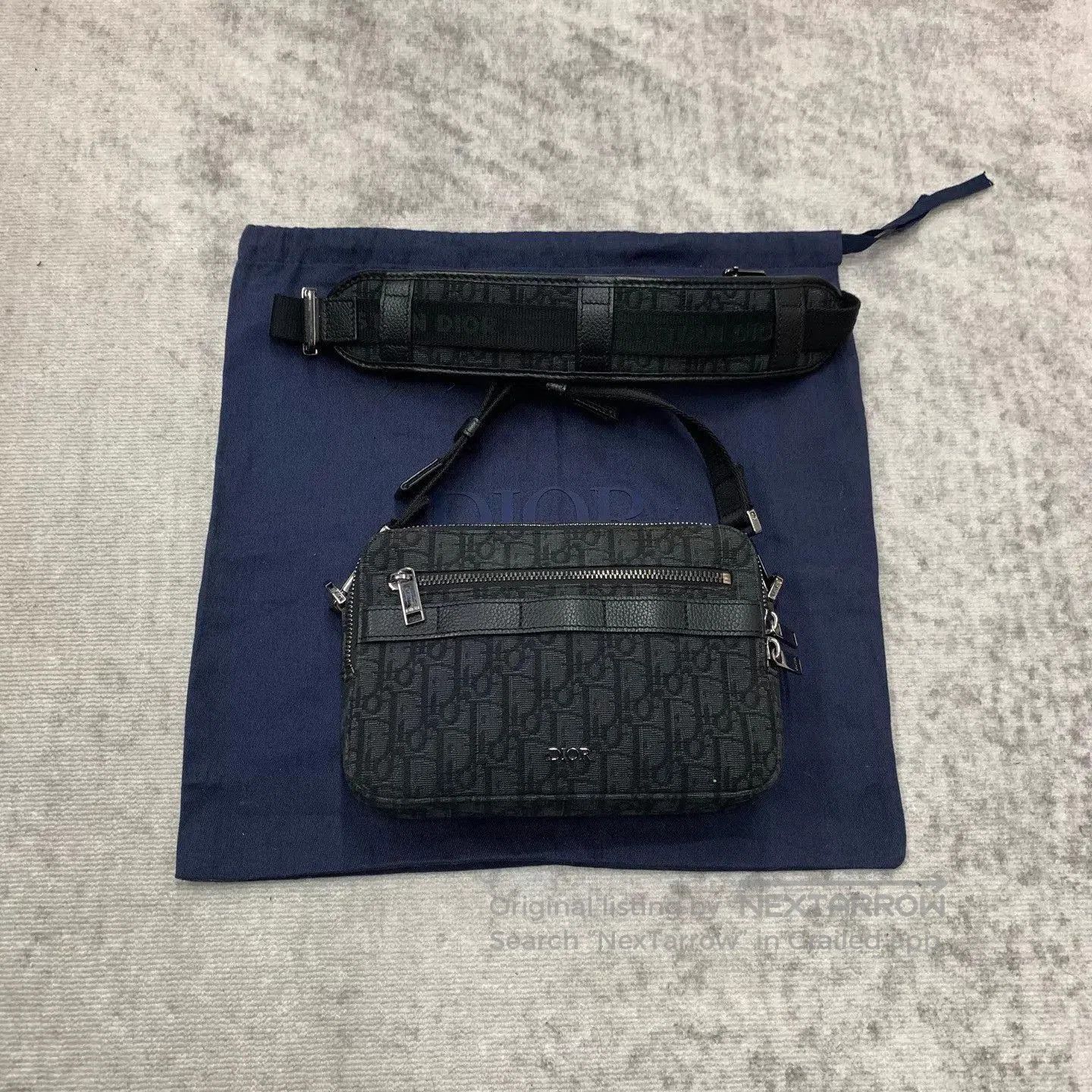 Dior Black Crossbody Bag with Zip Closure. Size ONE SIZE - 9 Thumbnail