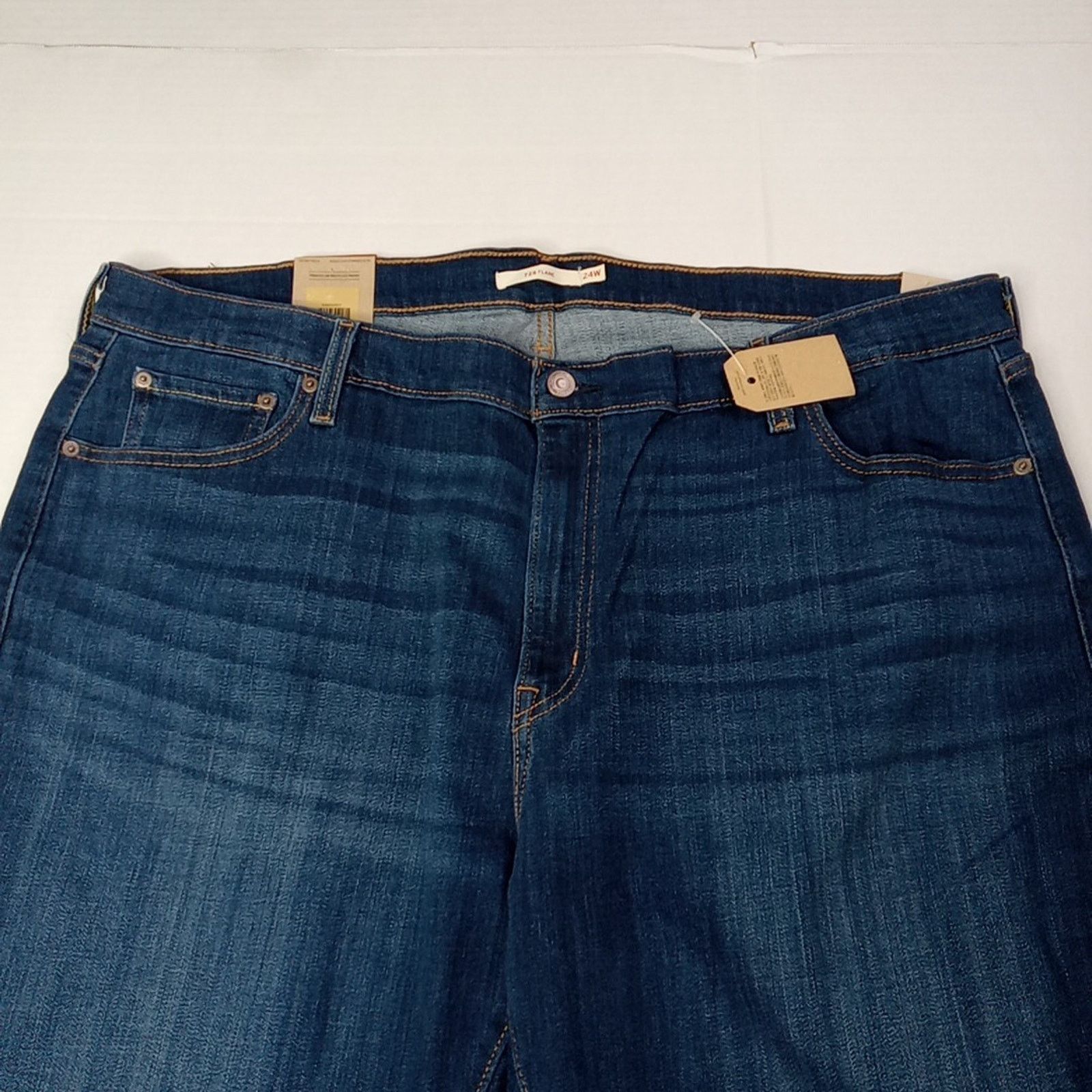 Levi's Levi's 726 High Rise Flare Jeans Women's Size 24W Blue New Size 42" / US 20 - 6 Thumbnail
