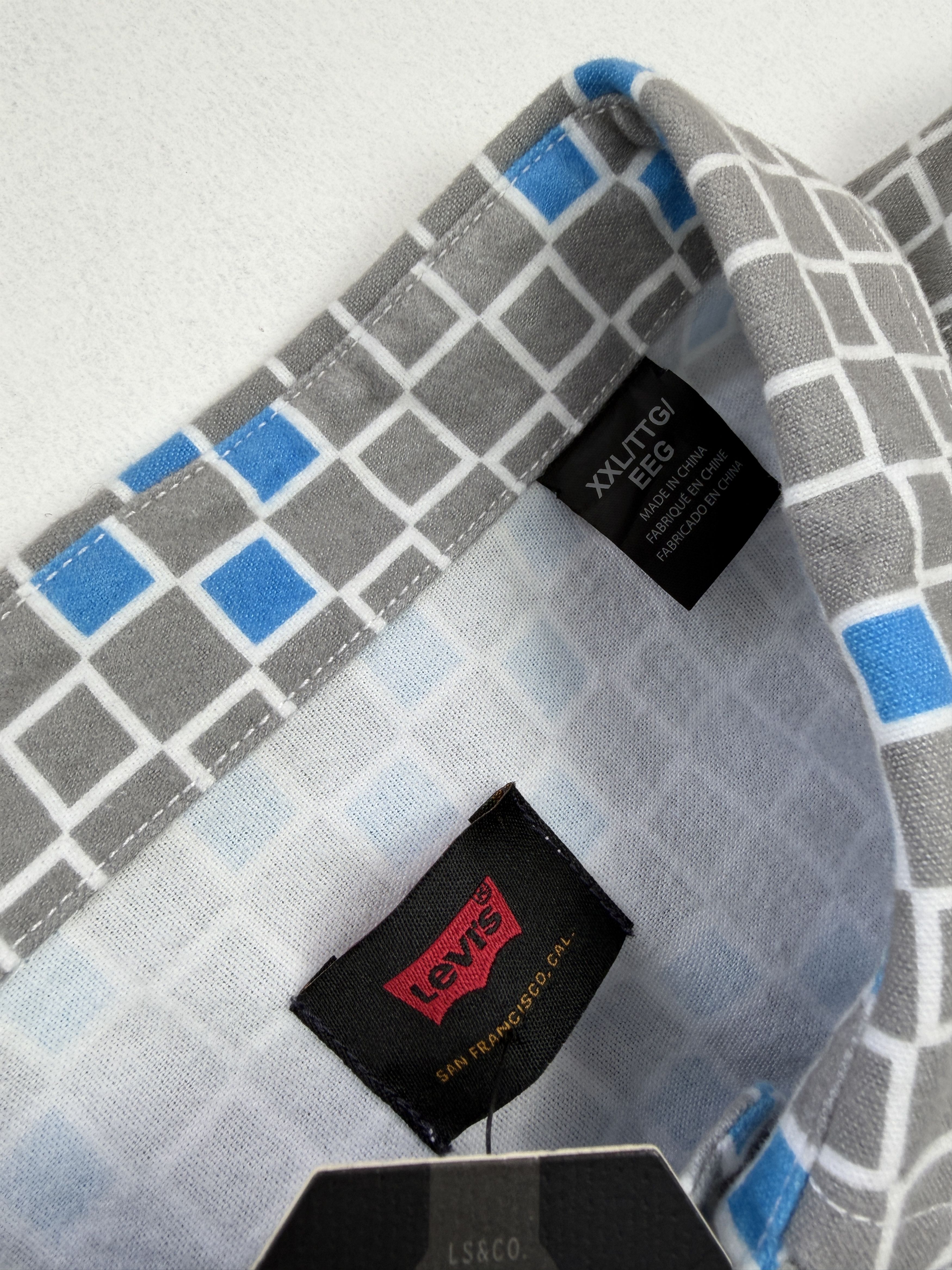 Levi's Levi’s Flannel Button Up Pattern Shirt New Size US XXL / EU 58 / 5 - 8 Thumbnail