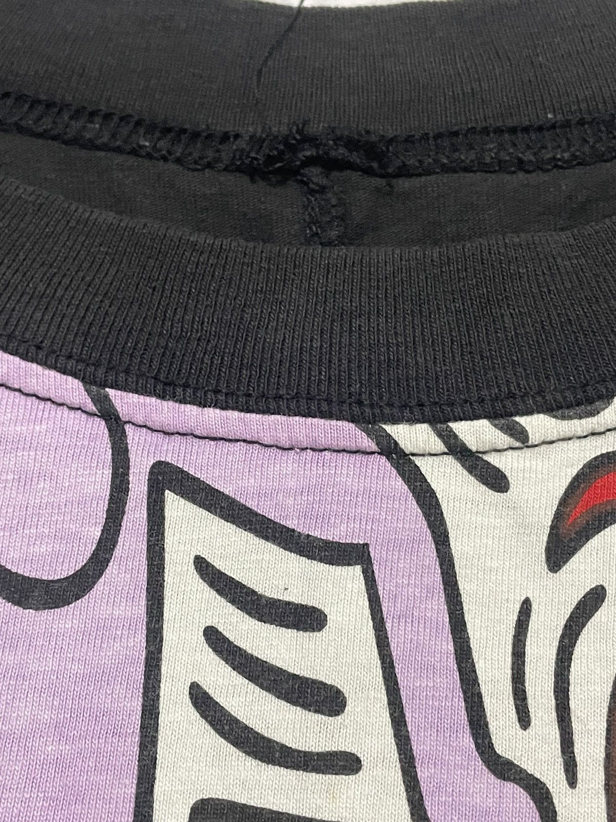 Keith Haring × Vintage Vintage Keith Haring Full Print Shirt Rare!!! Size US L / EU 52-54 / 3 - 5 Thumbnail