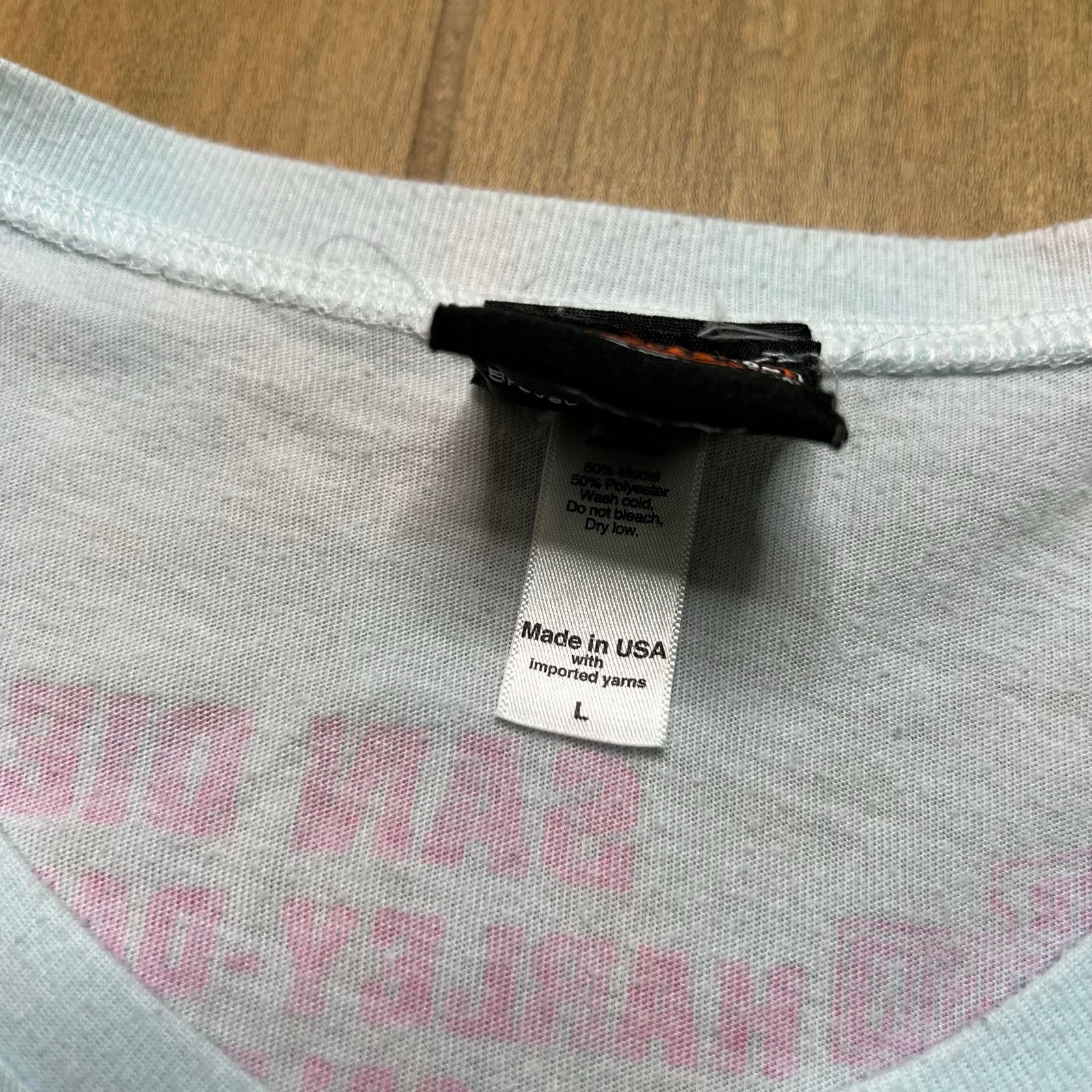 Harley Davidson Vintage White/Pink Harley Davidson San Diego T-Shirt Women L Size US L / EU 52-54 / 3 - 4 Thumbnail