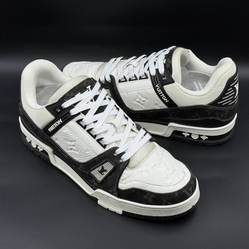 Louis Vuitton Louis Vuitton Panda Printed Low-Top Sneakers -2505 Size US 8 / IT 38 - 9 Thumbnail