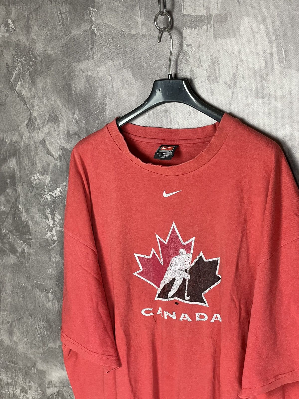Nike × Vintage Y2K Nike Sportswear Canada Hockey Vintage T Shirt Size US XXL / EU 58 / 5 - 7 Thumbnail