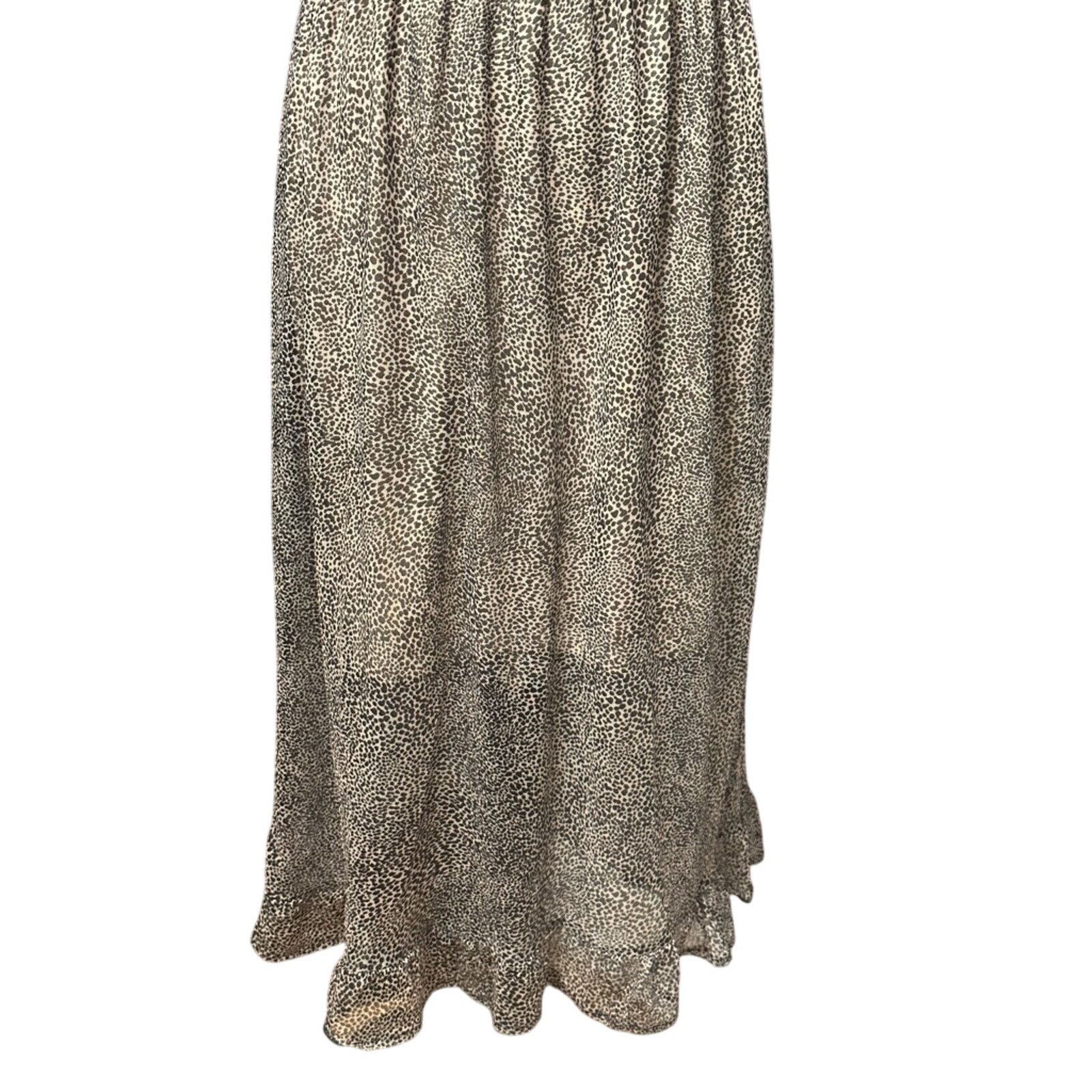 Other Bobeau Midi Dress Fit & Flare Spotted Brown Women's S NWOT Size S / US 4 / IT 40 - 7 Thumbnail