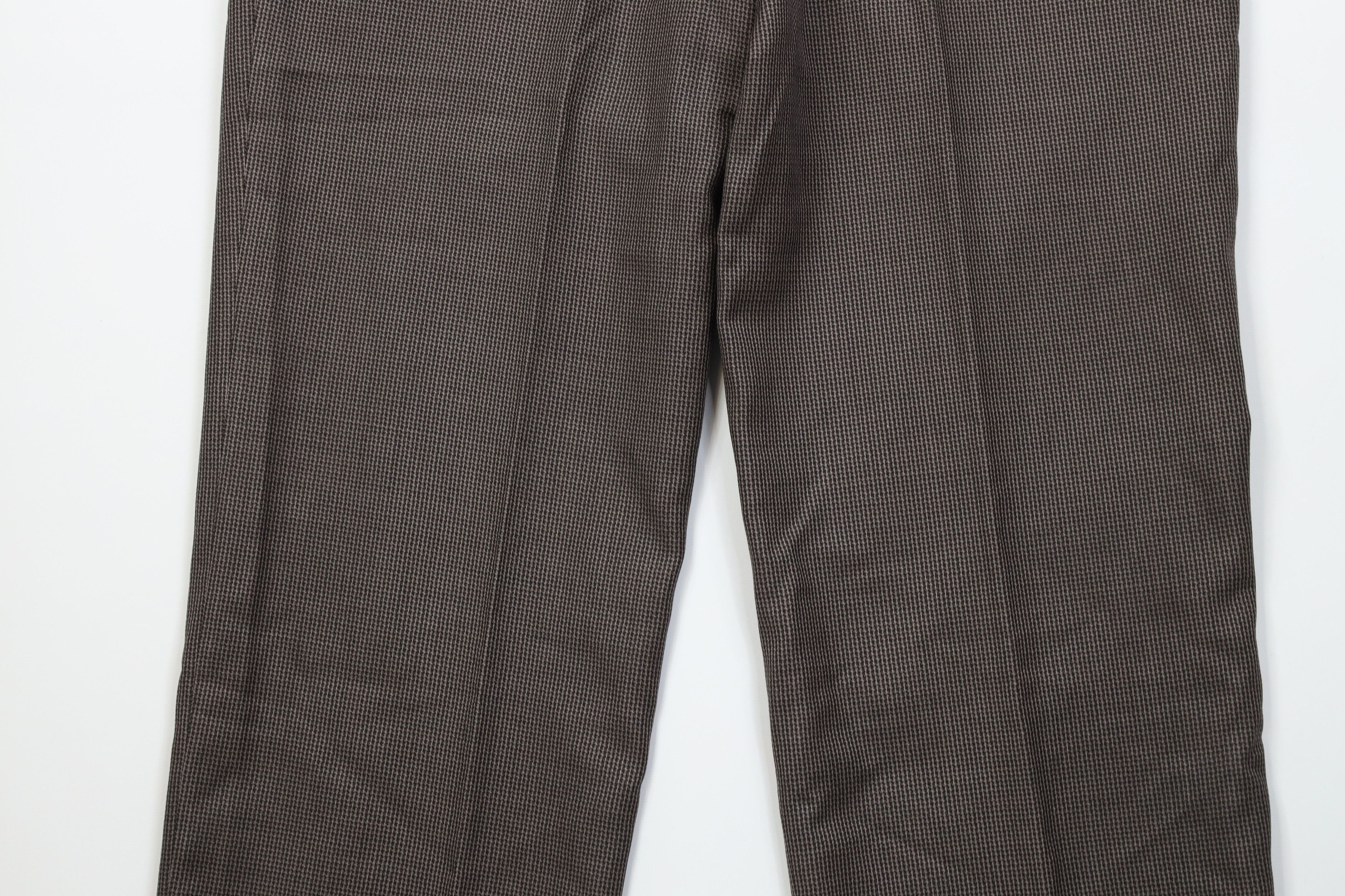 Vintage Vintage 90s Streetwear Knit Wide Leg Chino Pants Houndstooth Size US 32 / EU 48 - 9 Thumbnail