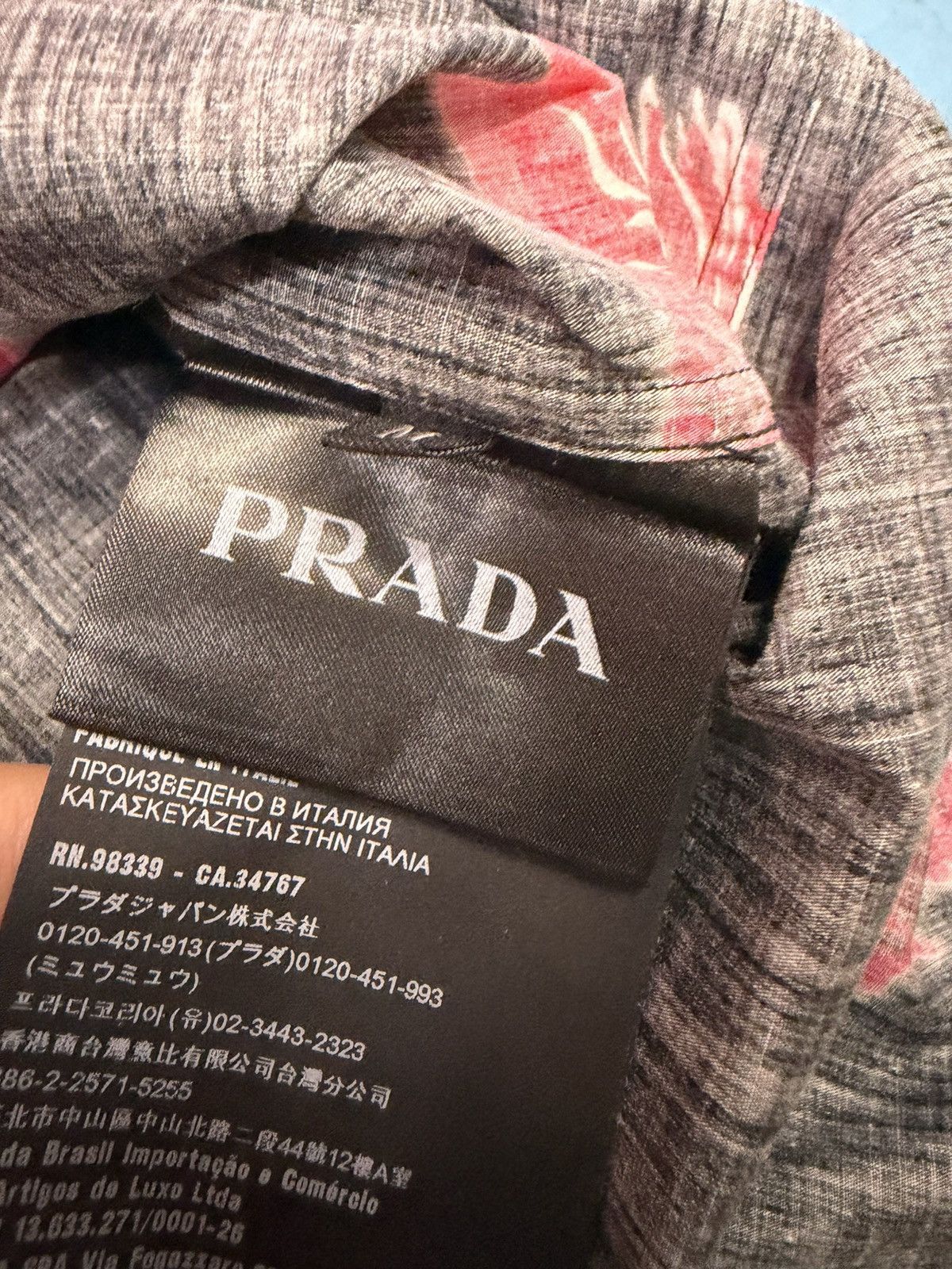 Prada PRADA BIPOLAR SHIRT Size US M / EU 48-50 / 2 - 6 Thumbnail
