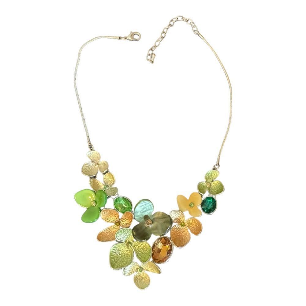 Other Floral statement necklace Size ONE SIZE - 1 Thumbnail