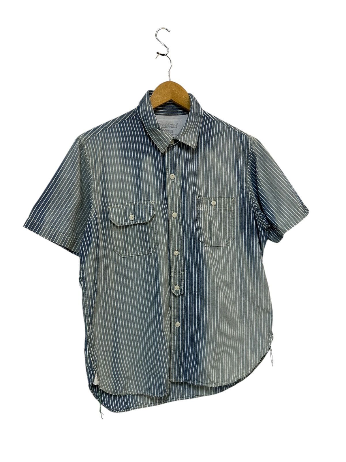Oshkosh × Vintage oshkosh hickory stripes selvedge shirts Size US L / EU 52-54 / 3 - 3 Thumbnail