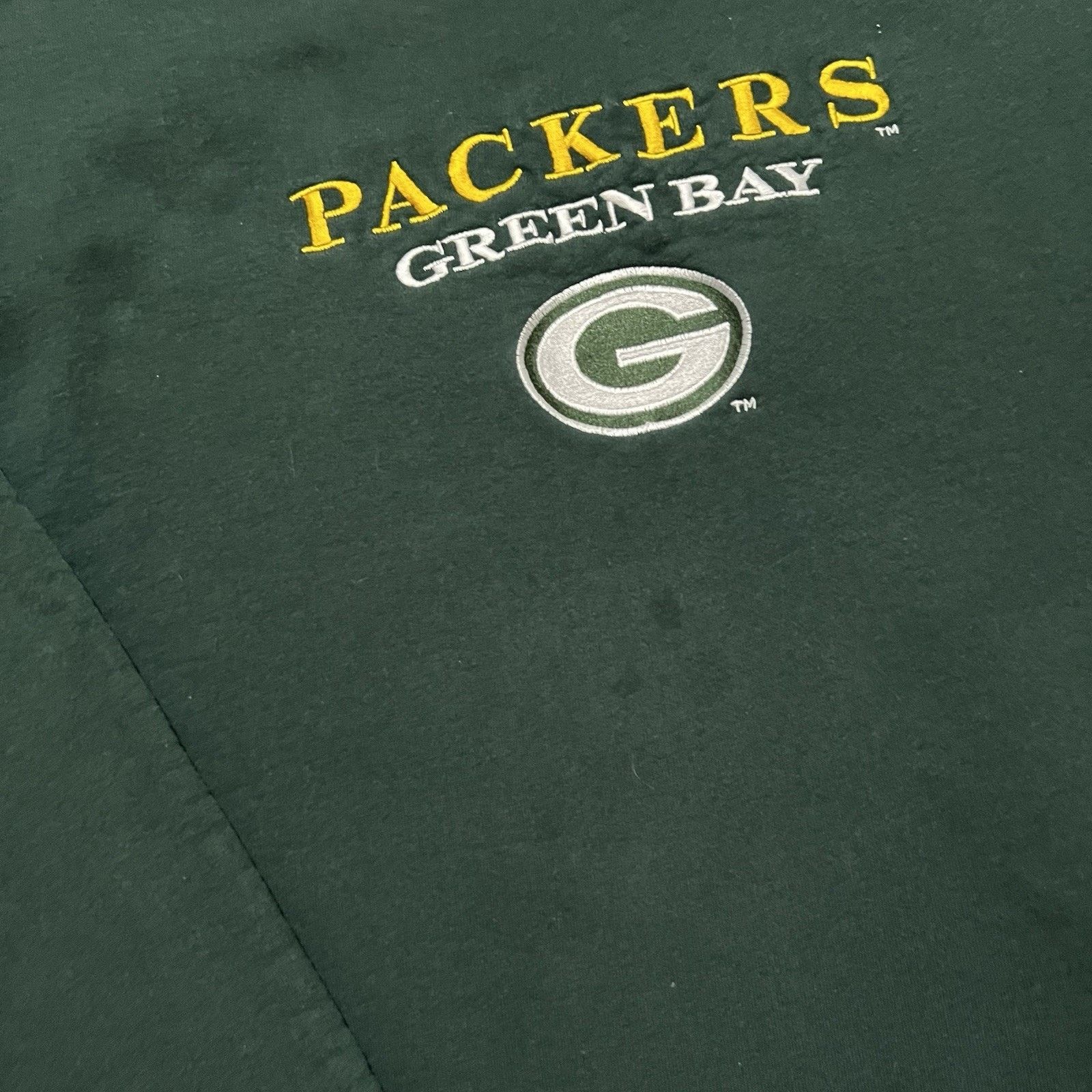 Salem Sportswear VTG Green Bay Packers Salem Sweatshirt Green 90s Heavy Size US XL / EU 56 / 4 - 4 Thumbnail