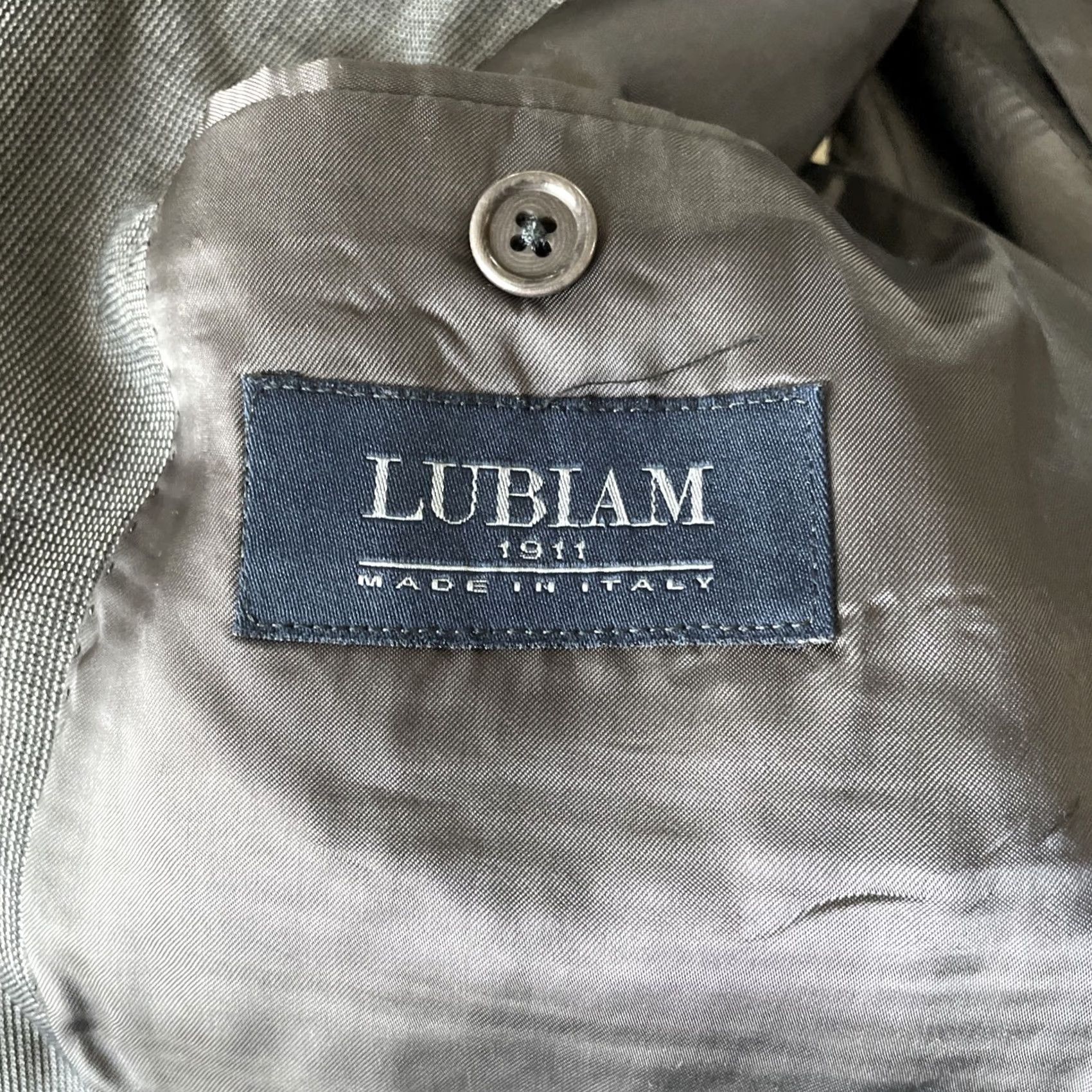 Lubiam Lubiam 1911 Blazer Mens 42R Wool Notch Lapel Four-Button Single-Breasted 90s City Italian Vintage Black Regular Jacket Coat Size 42R - 3 Thumbnail