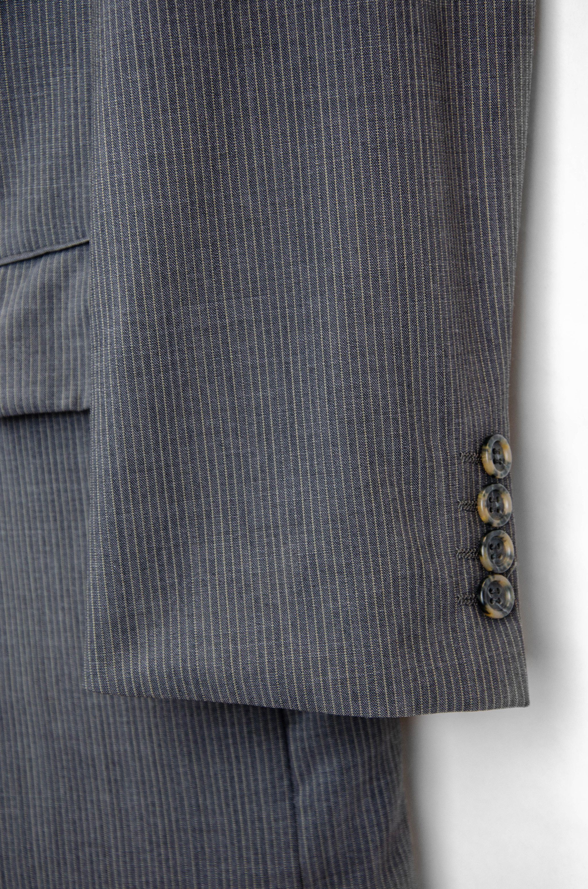 Yves Saint Laurent YSL Pour Homme Pinstripe Wool Suit - Size 26 Size 46R - 20 Thumbnail