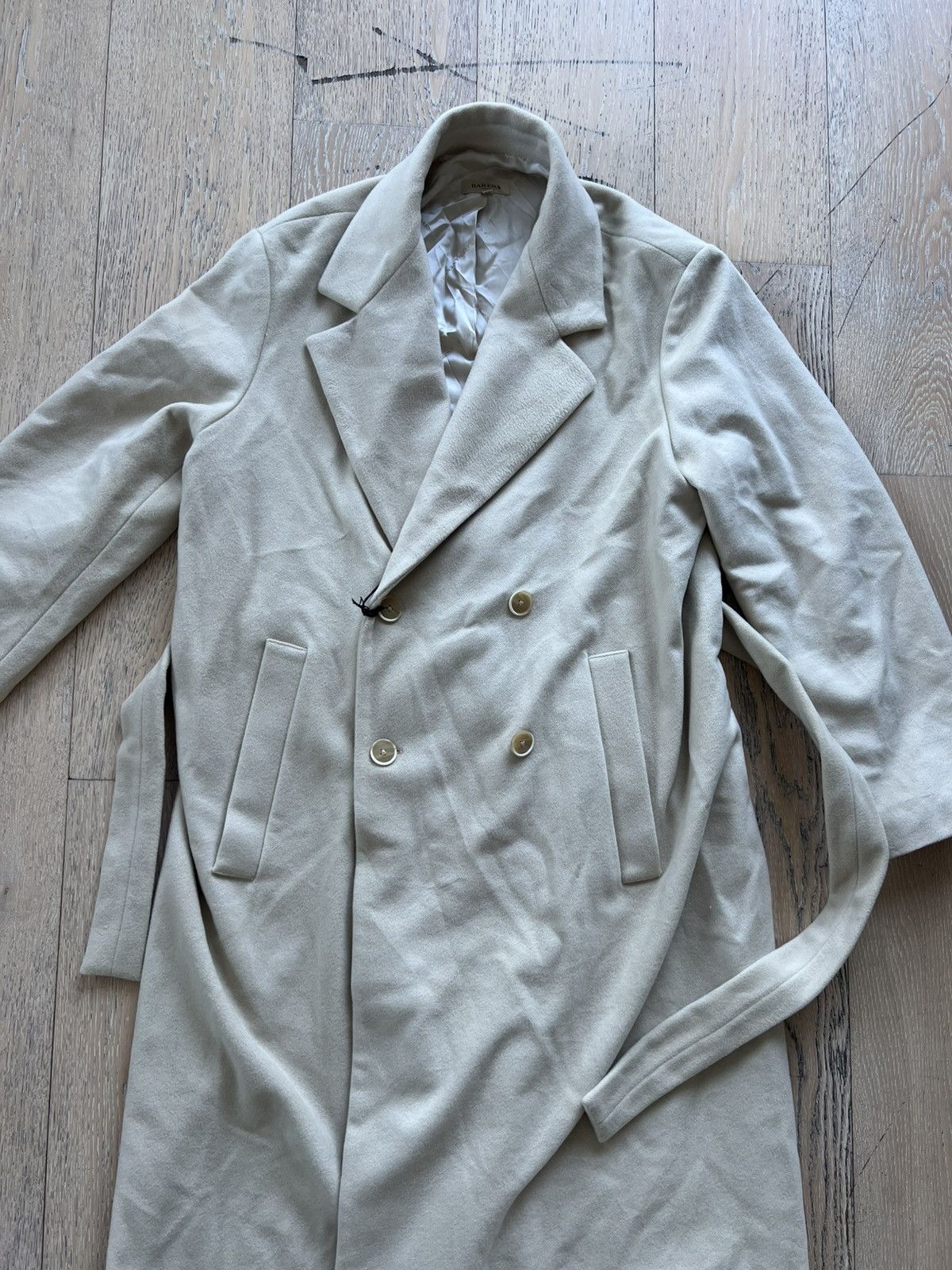 Barena Venezia Barena Venezia Men’s Double-Breasted Belted Coat Size US M / EU 48-50 / 2 - 2 Thumbnail