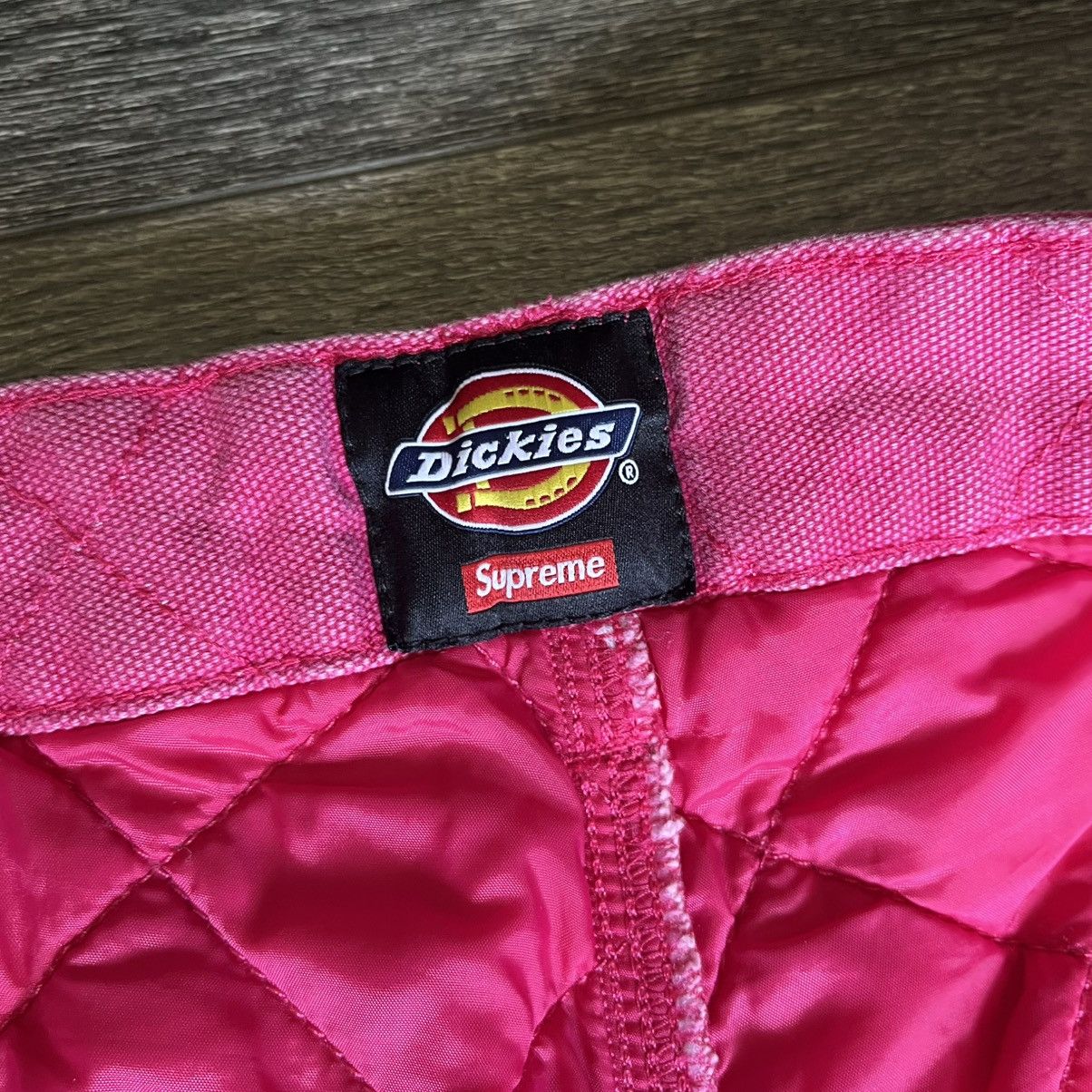 Dickies × Supreme Supreme x Dickies Quilted Double Knee Painter Pant Pink FW21 Size US 32 / EU 48 - 13 Thumbnail