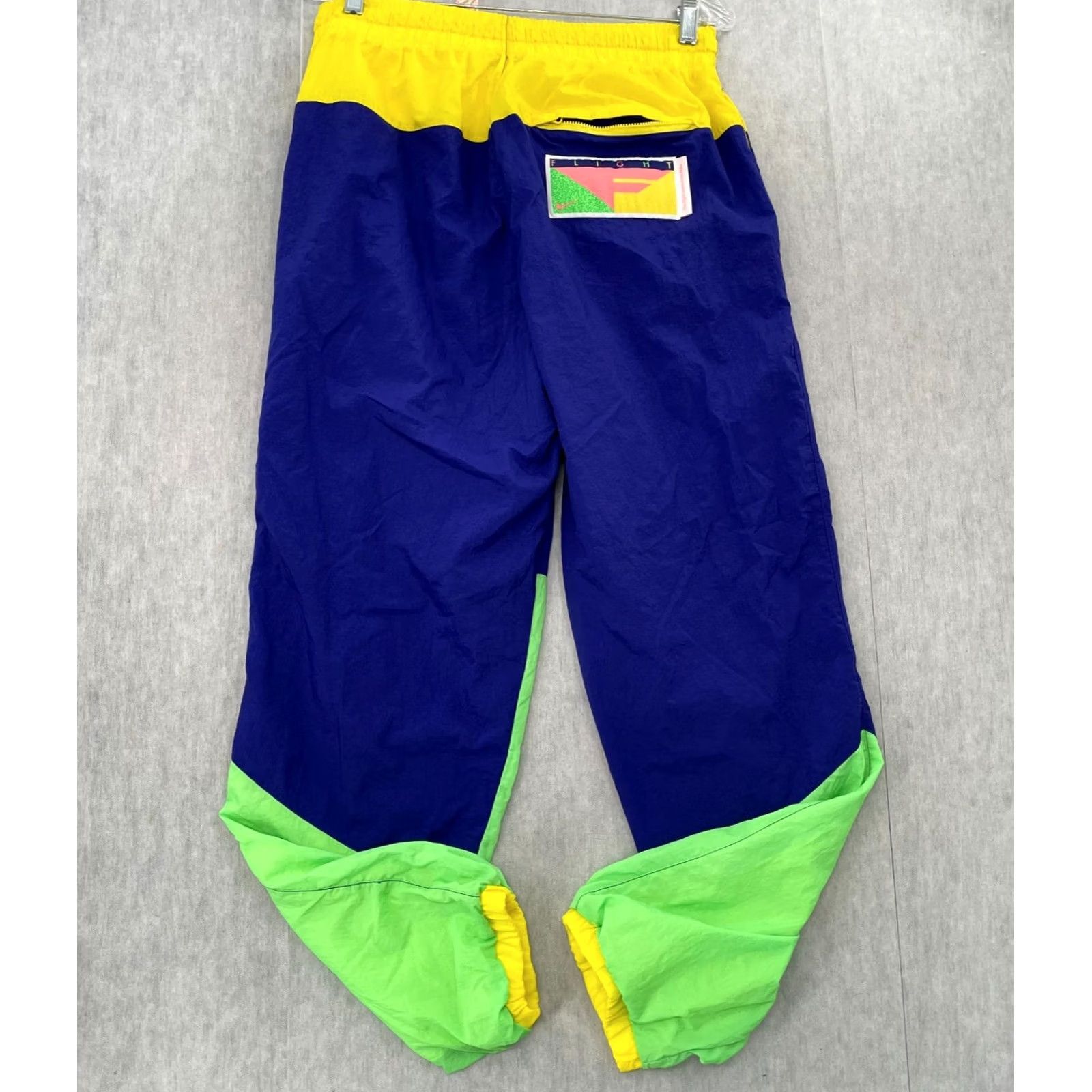 Nike Nike Pants Adult Medium Colorblock Jogger Flight Lined Pockets Logo M Mens Size US 31 - 2 Thumbnail