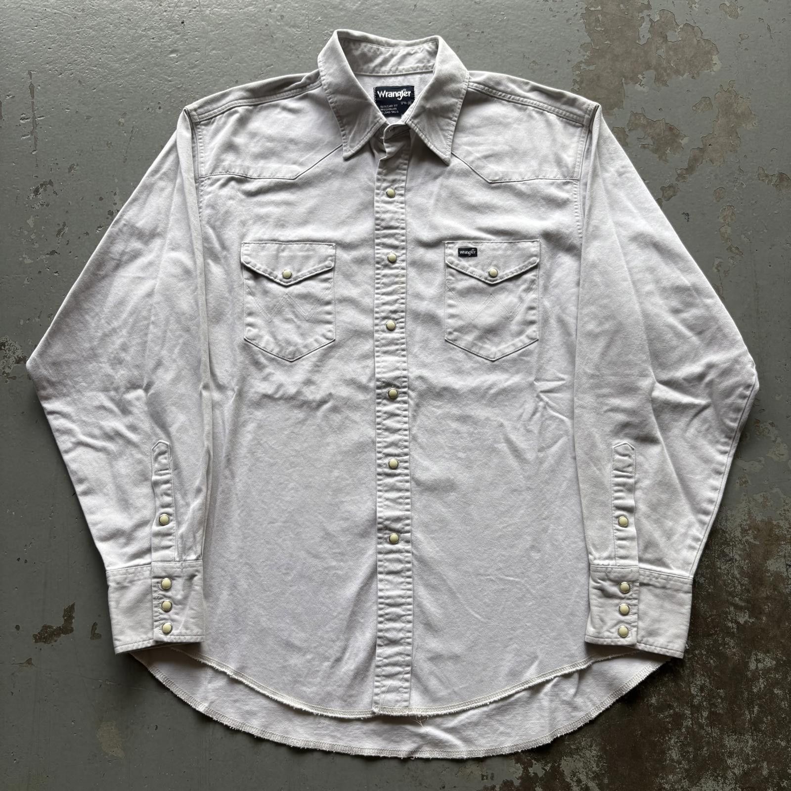 Vintage × Wrangler Vintage 90s Wrangler Brushpopper Western Pearl Snap Shirt Size US XL / EU 56 / 4 - 1 Thumbnail