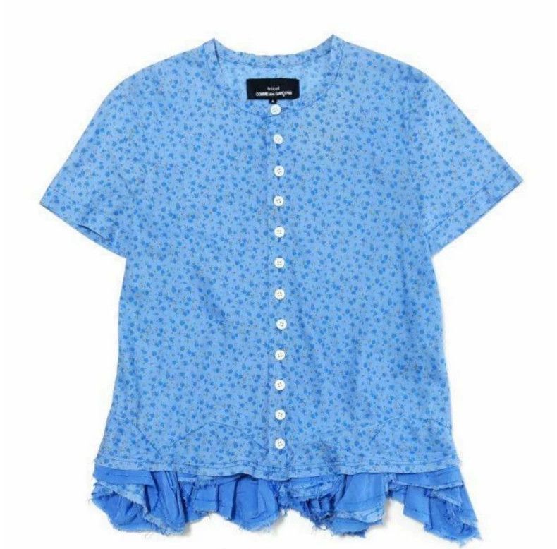 Comme des Garcons Comme Des Garcons Floral T-shirt Shirt Size S / US 4 / IT 40 - 1 Thumbnail