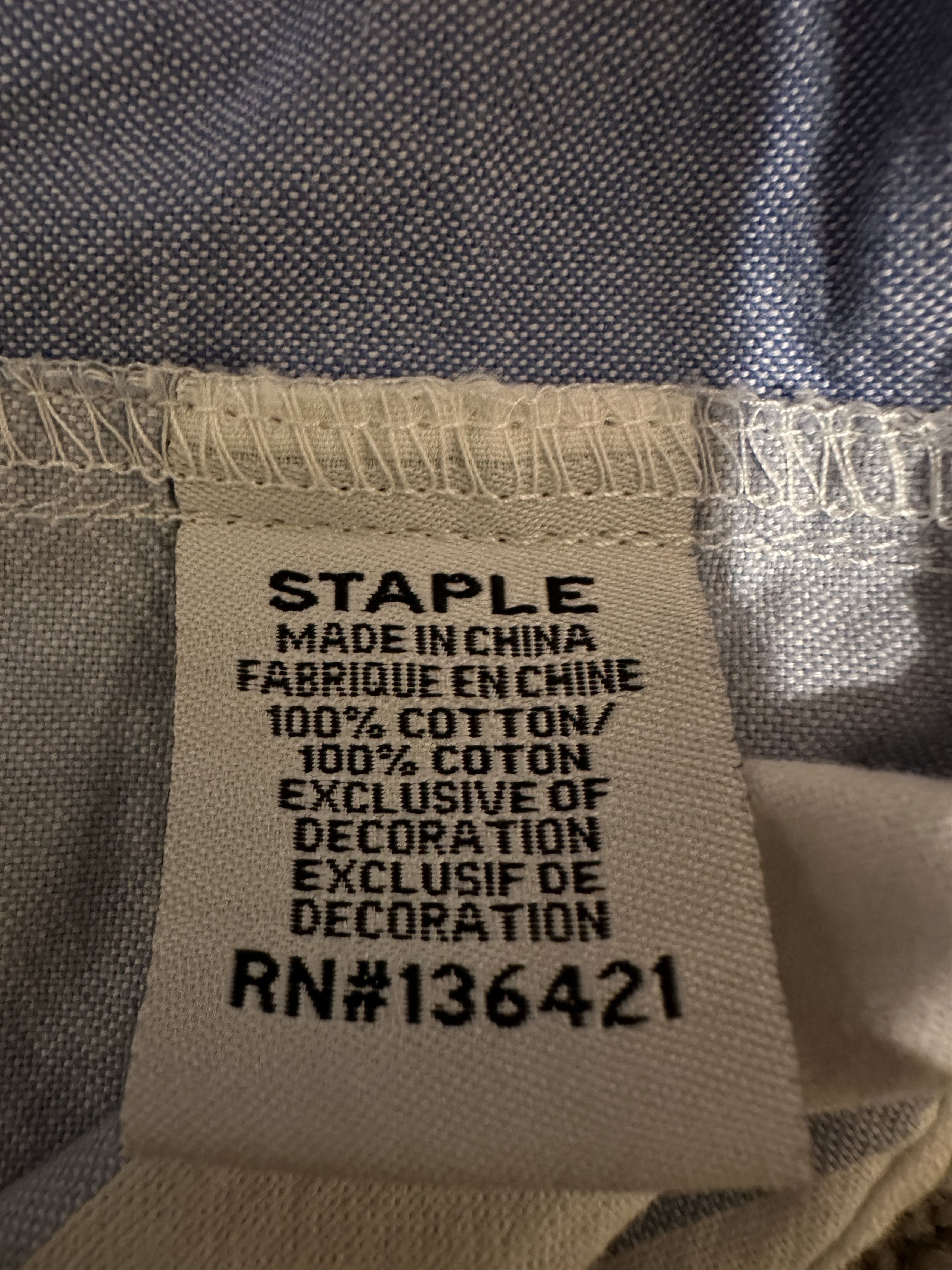 Staple Staple Pigeon Color Block Short Sleeve Button-Up Shirt Size US XL / EU 56 / 4 - 9 Thumbnail
