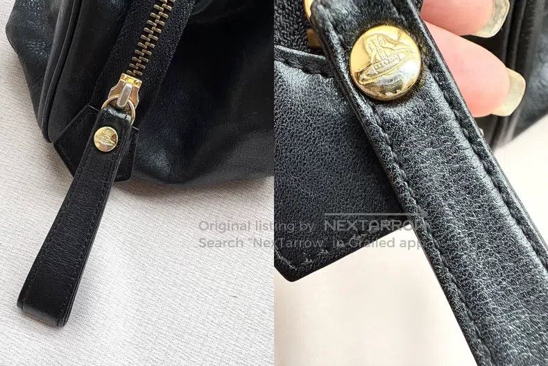 Vivienne Westwood Vivienne Westwood size os Vintage black bow waxed leather w Size ONE SIZE - 8 Thumbnail