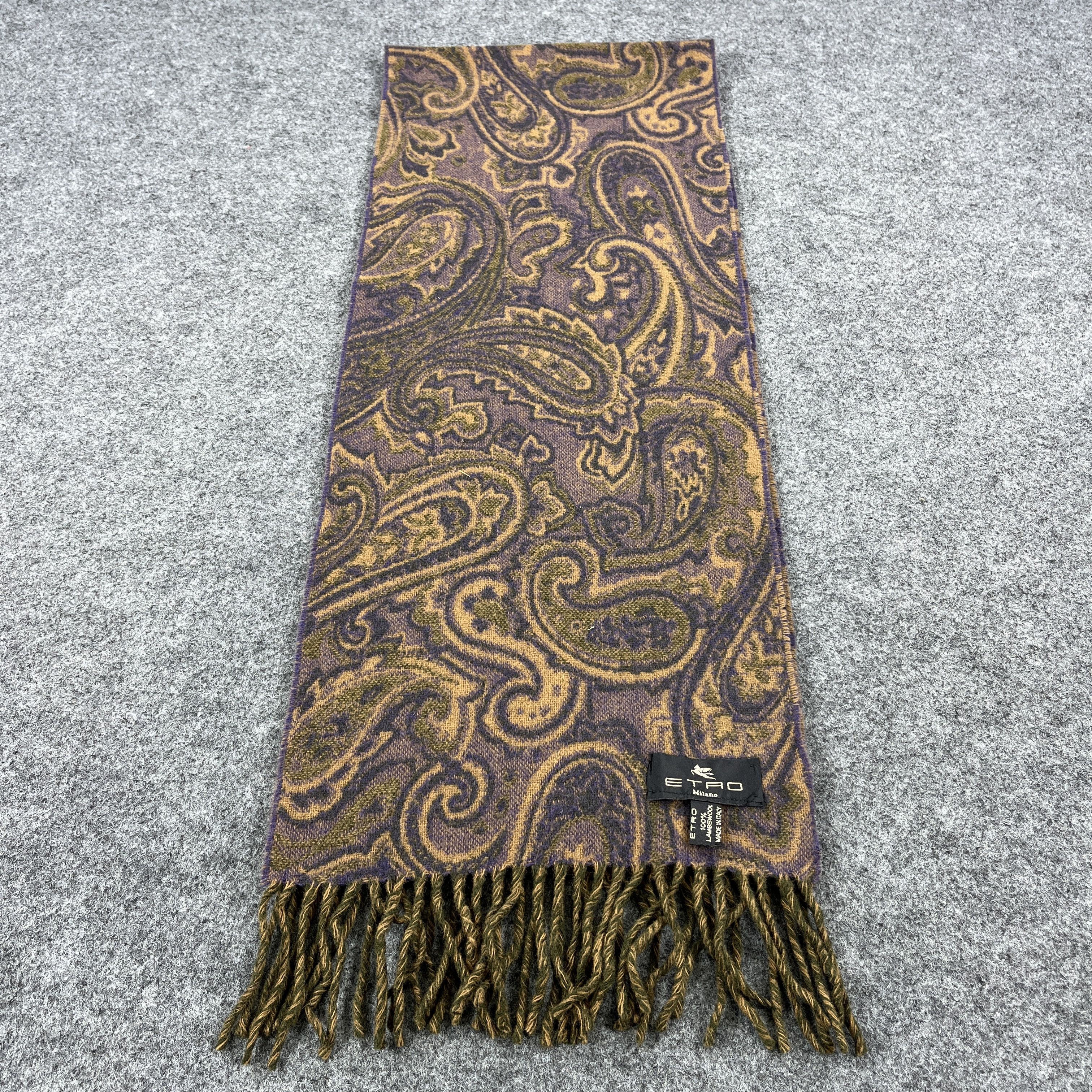 Etro Etro Paisley Scarf / Muffler / Neckwear T1499 Size ONE SIZE - 2 Thumbnail