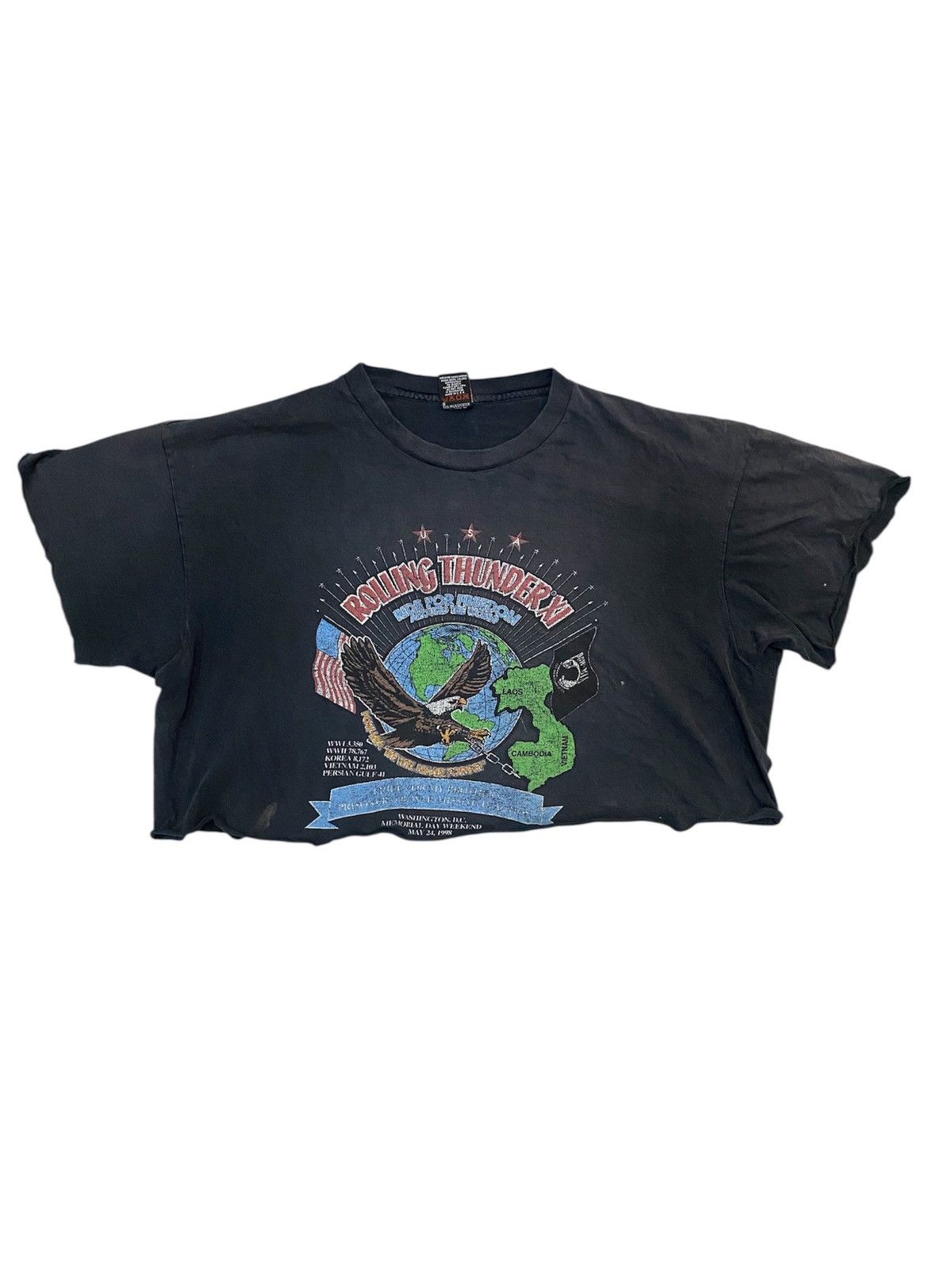 Harley Davidson Rare🔥🔥🔥 1998 Harvey Rolling Thunder Washington Size US XL / EU 56 / 4 - 1 Thumbnail