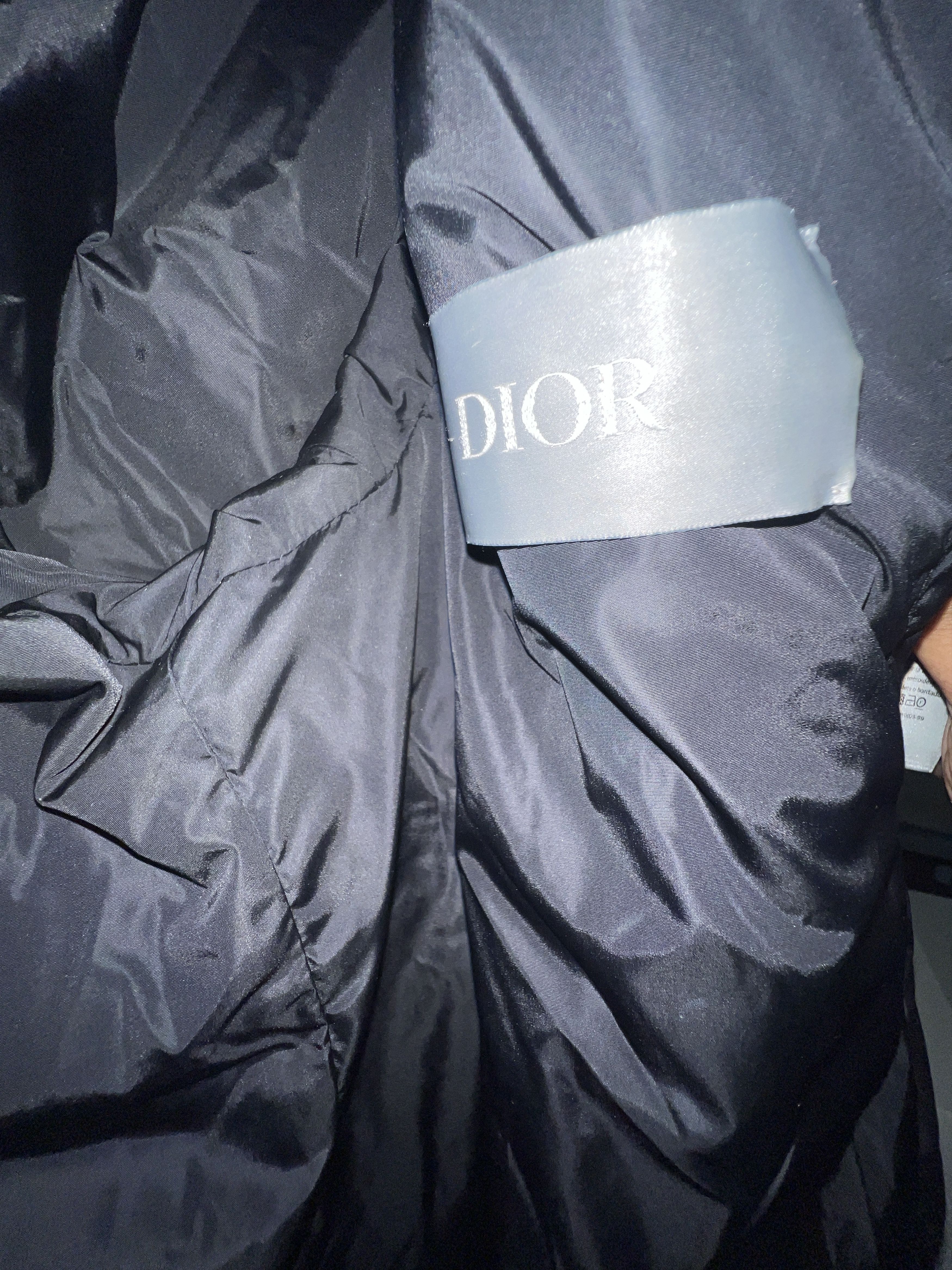 Dior Dior Oblique Down Jacket in Gray Technical Jacquard Size US M / EU 48-50 / 2 - 4 Thumbnail