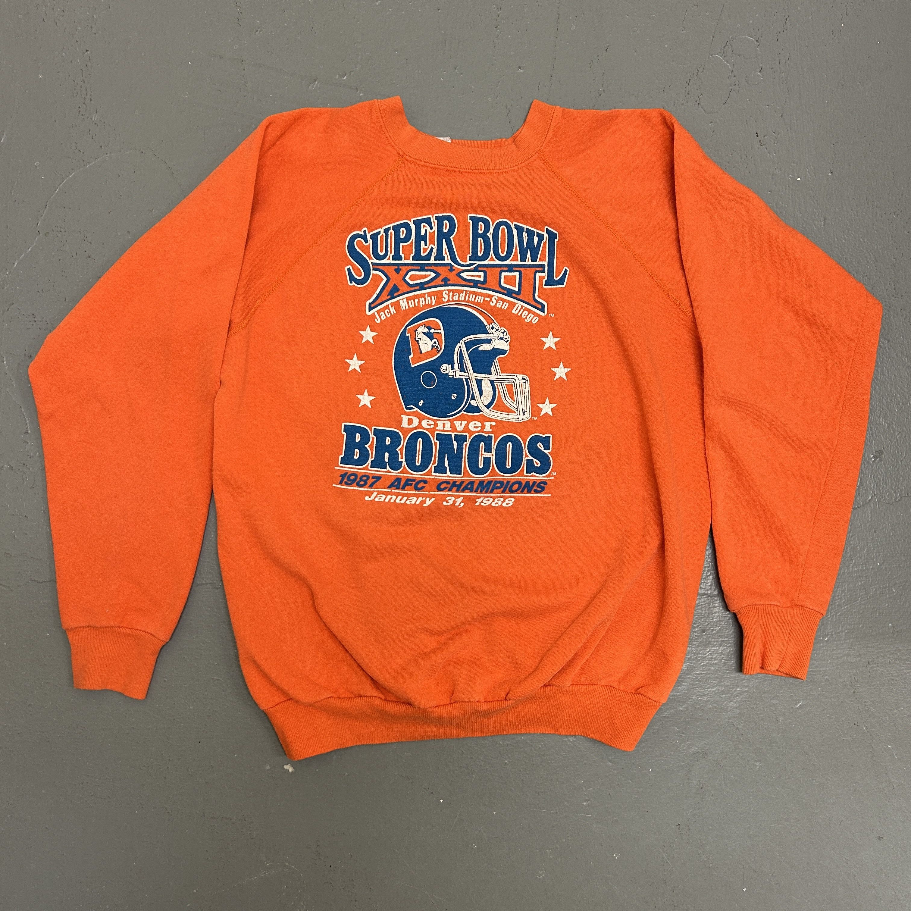 Trench USA Broncos Vintage 80s Super Bowl XXII AFC Champs Crewneck (S) Size S / US 4 / IT 40 - 2 Thumbnail