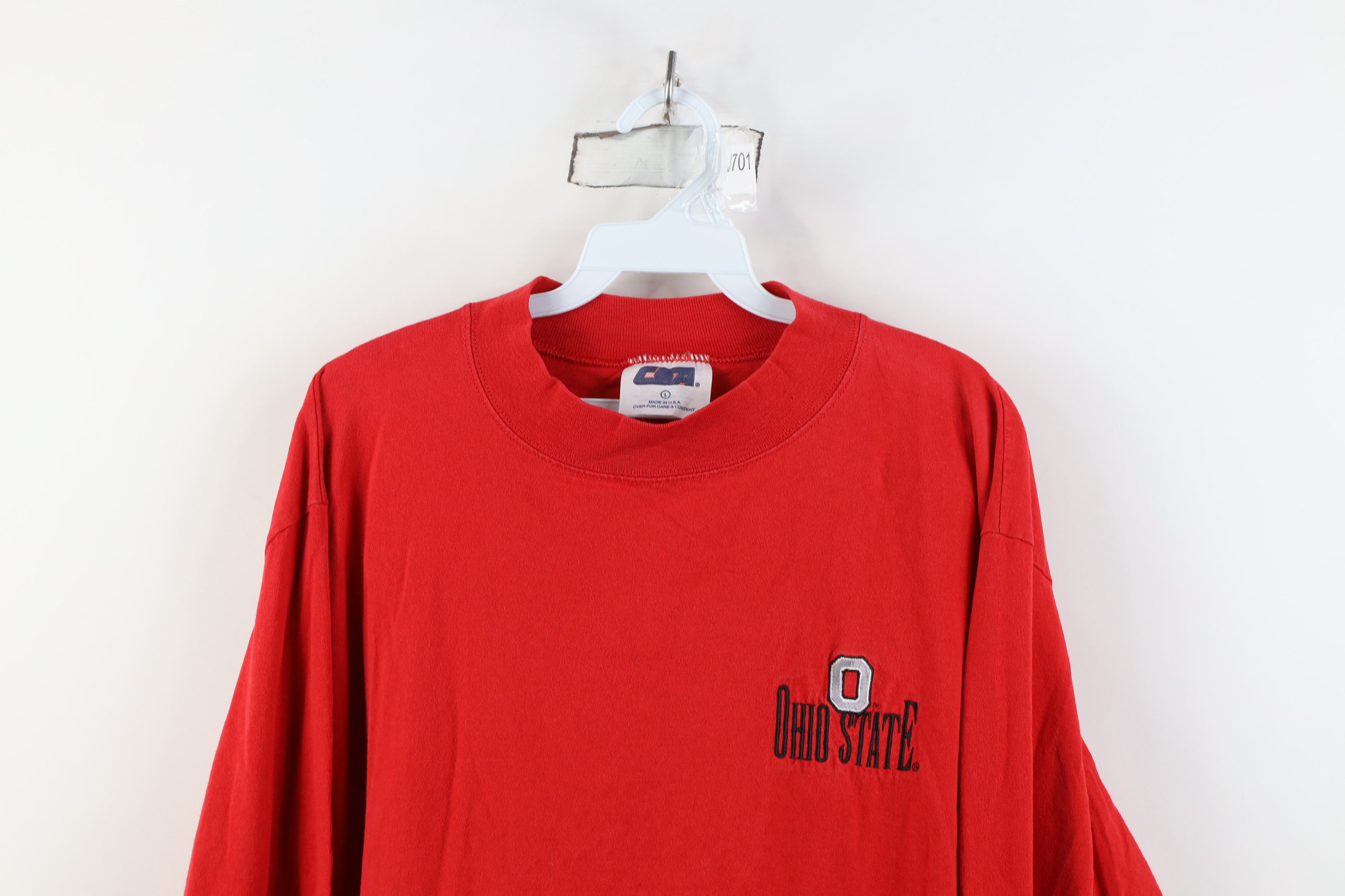 Vintage Vintage 90s Ohio State University Long Sleeve T-Shirt Size US L / EU 52-54 / 3 - 2 Thumbnail