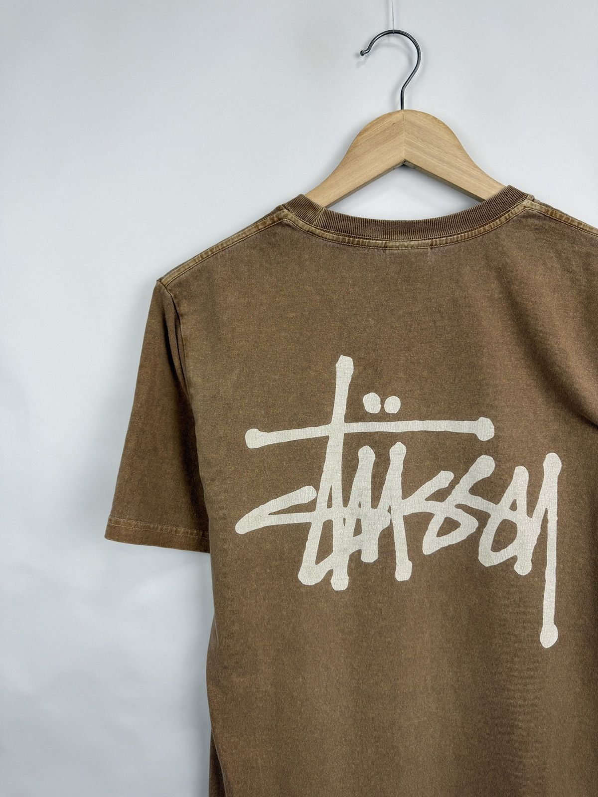 Stussy 🇺🇸 Vintage Y2K Stussy Brown Rare T-Shirt Hype Retro Size US M / EU 48-50 / 2 - 4 Thumbnail