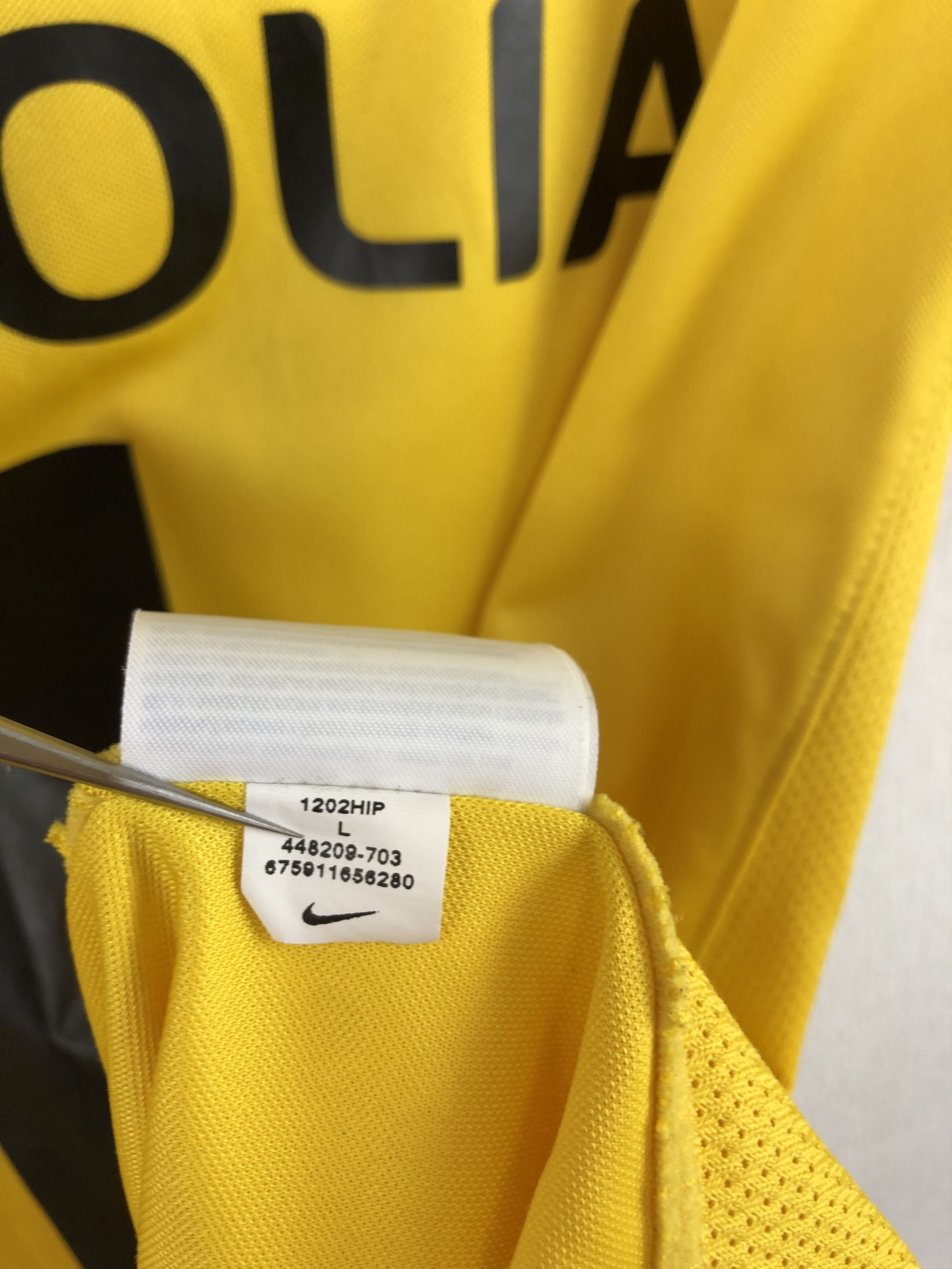 Nike Dynamo Dresden shirt Soccer #25 Koch Jersey Player Issue Size US L / EU 52-54 / 3 - 18 Thumbnail