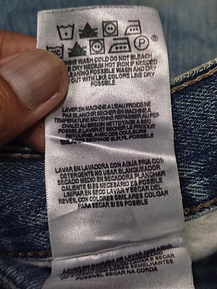 Levi's × Vintage VINTAGE LEVIS 514 DISTRESSED SLIM STRAIGHT STYLE Size US 40 / EU 56 - 11 Thumbnail