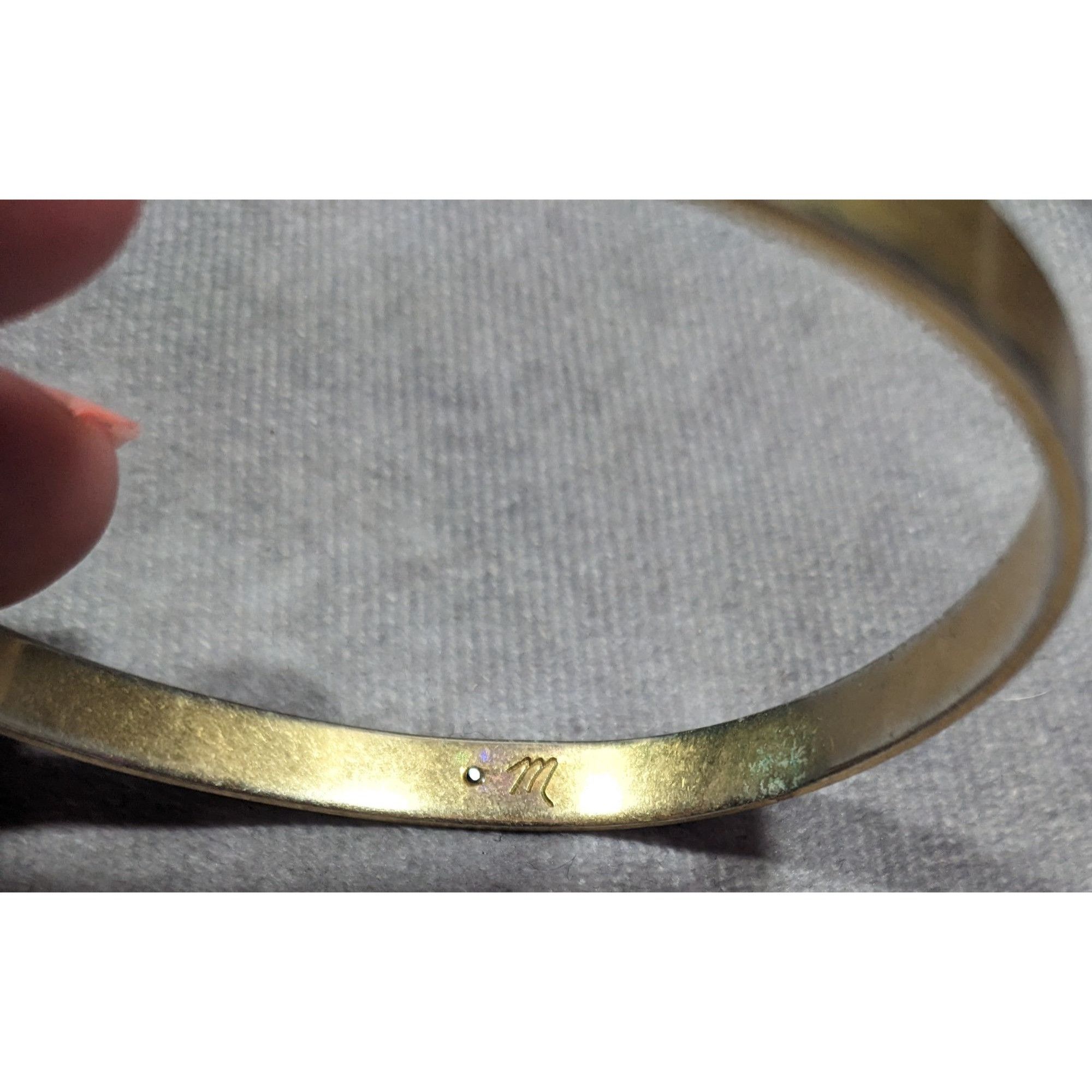 Madewell Madewell Preppy Gold Tone Bangle Bracelet Size ONE SIZE - 11 Thumbnail