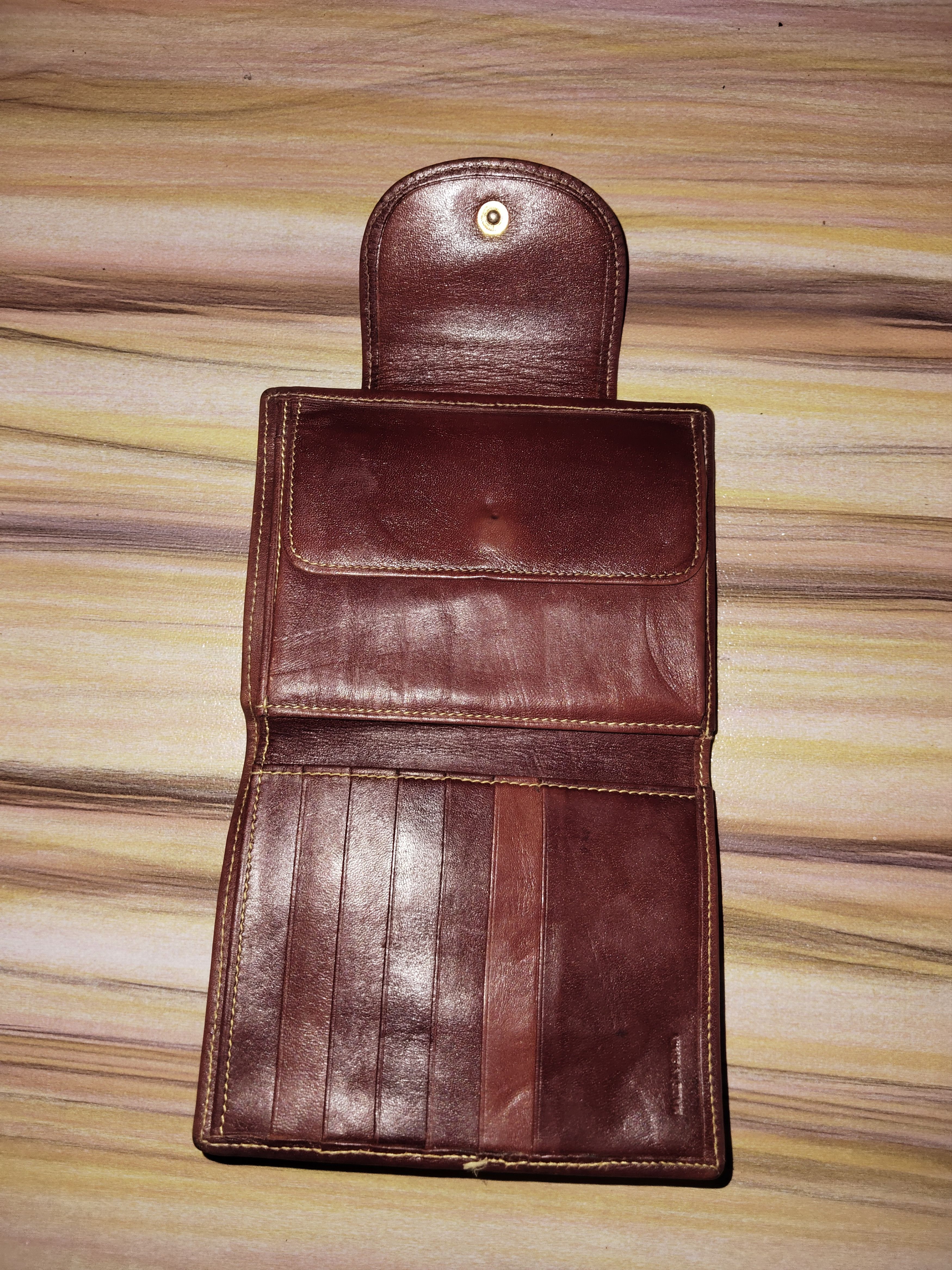 Loewe LOEWE Suede Leather Wallet Size ONE SIZE - 4 Thumbnail
