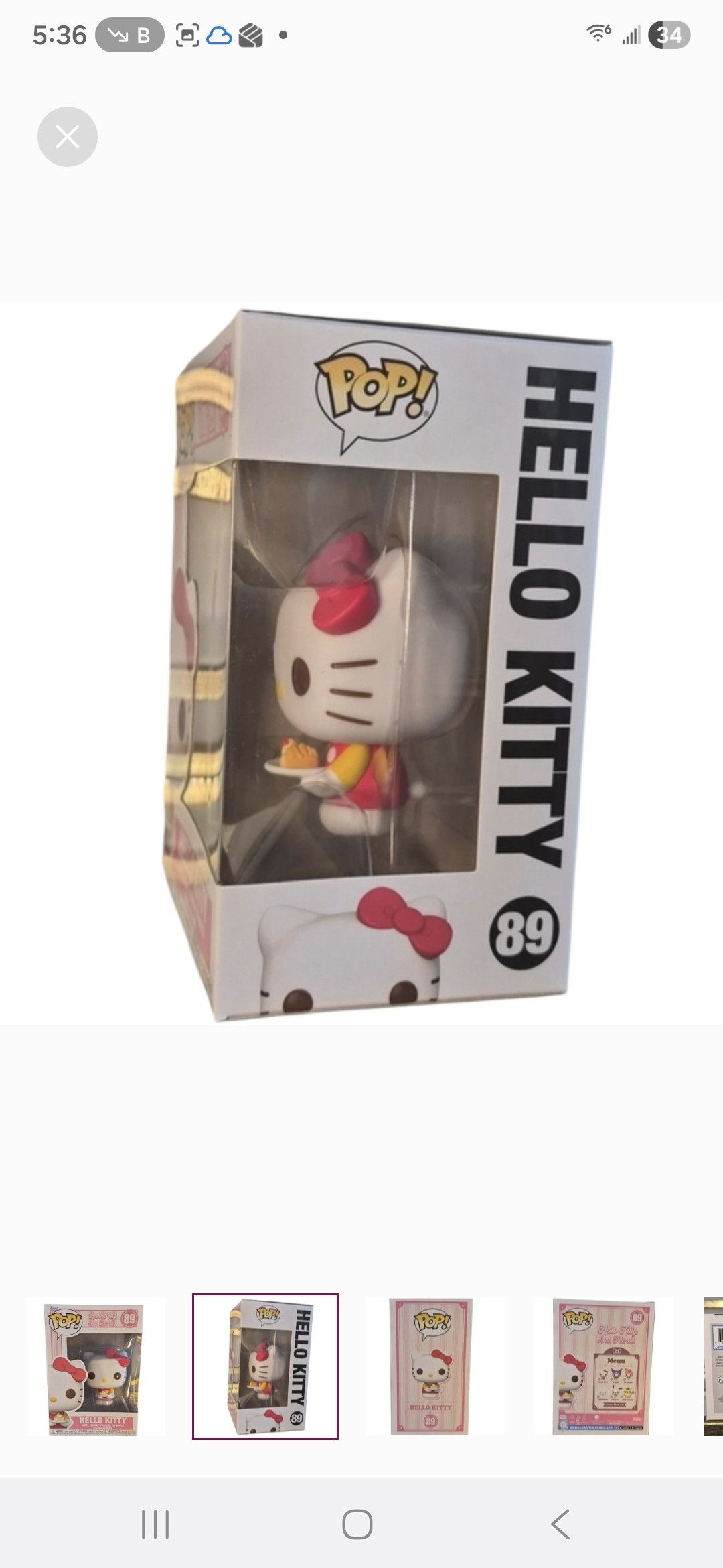 Other Funko × Hello Kitty & Friends POP Vinyl Figure Size ONE SIZE - 2 Thumbnail