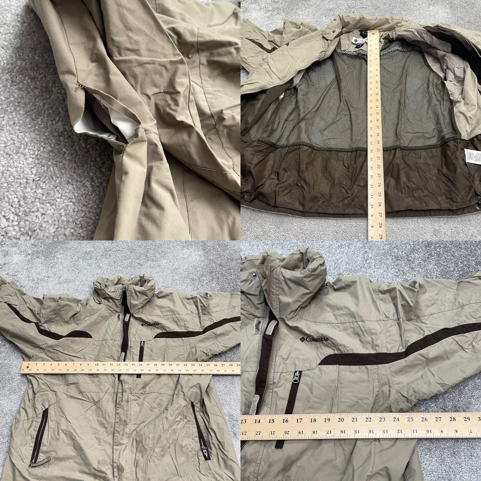 Vintage Columbia Interchange Jacket Mens XL Brown Nylon Full Zip Pocket Outdoor Hiking Size US XL / EU 56 / 4 - 9 Thumbnail