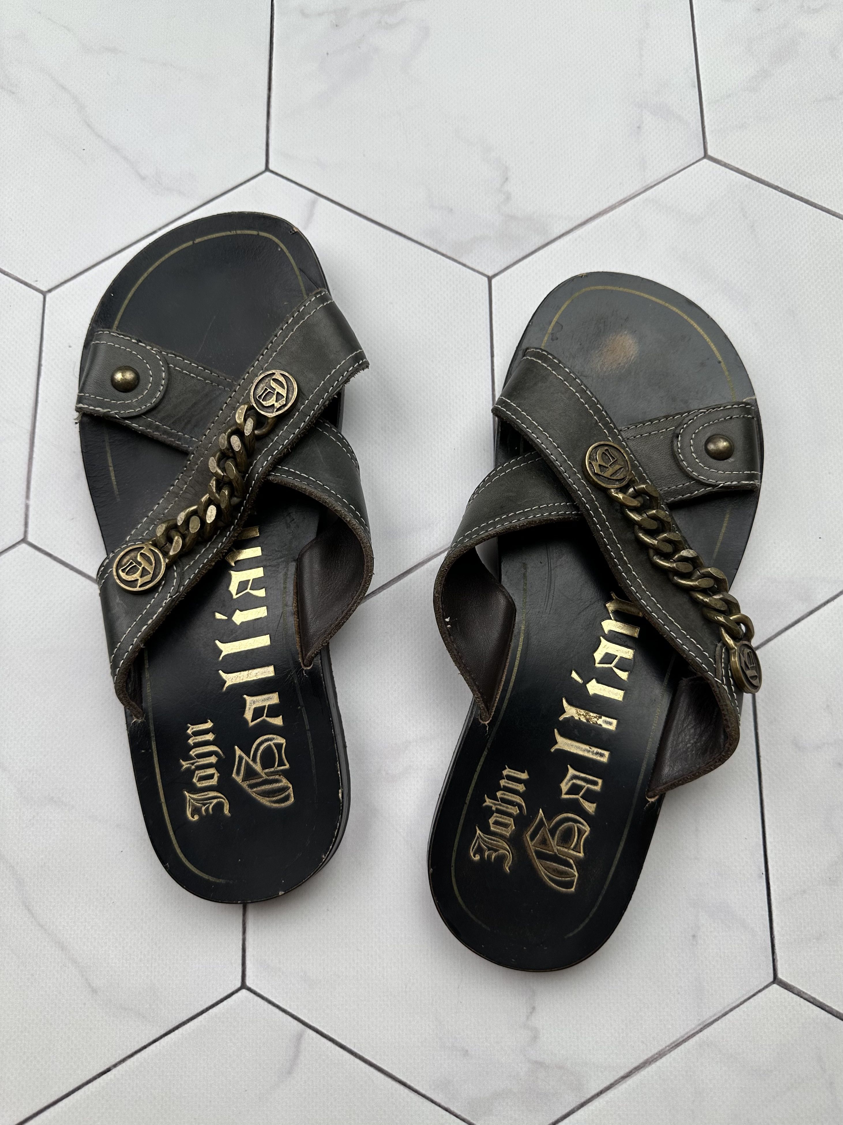 John Galliano John Galliano Vintage Rare Sandals (B62) Size US 10 / IT 40 - 4 Thumbnail