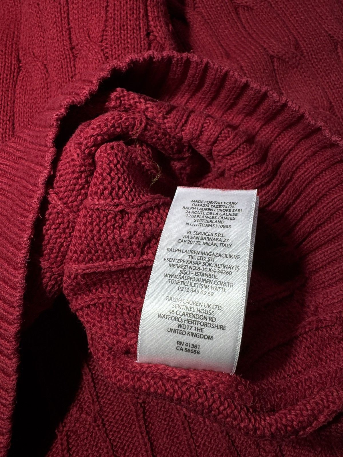 Polo Ralph Lauren Polo Ralph Lauren Vintage Knitted Red Sweater Embroidered Size US XL / EU 56 / 4 - 8 Thumbnail
