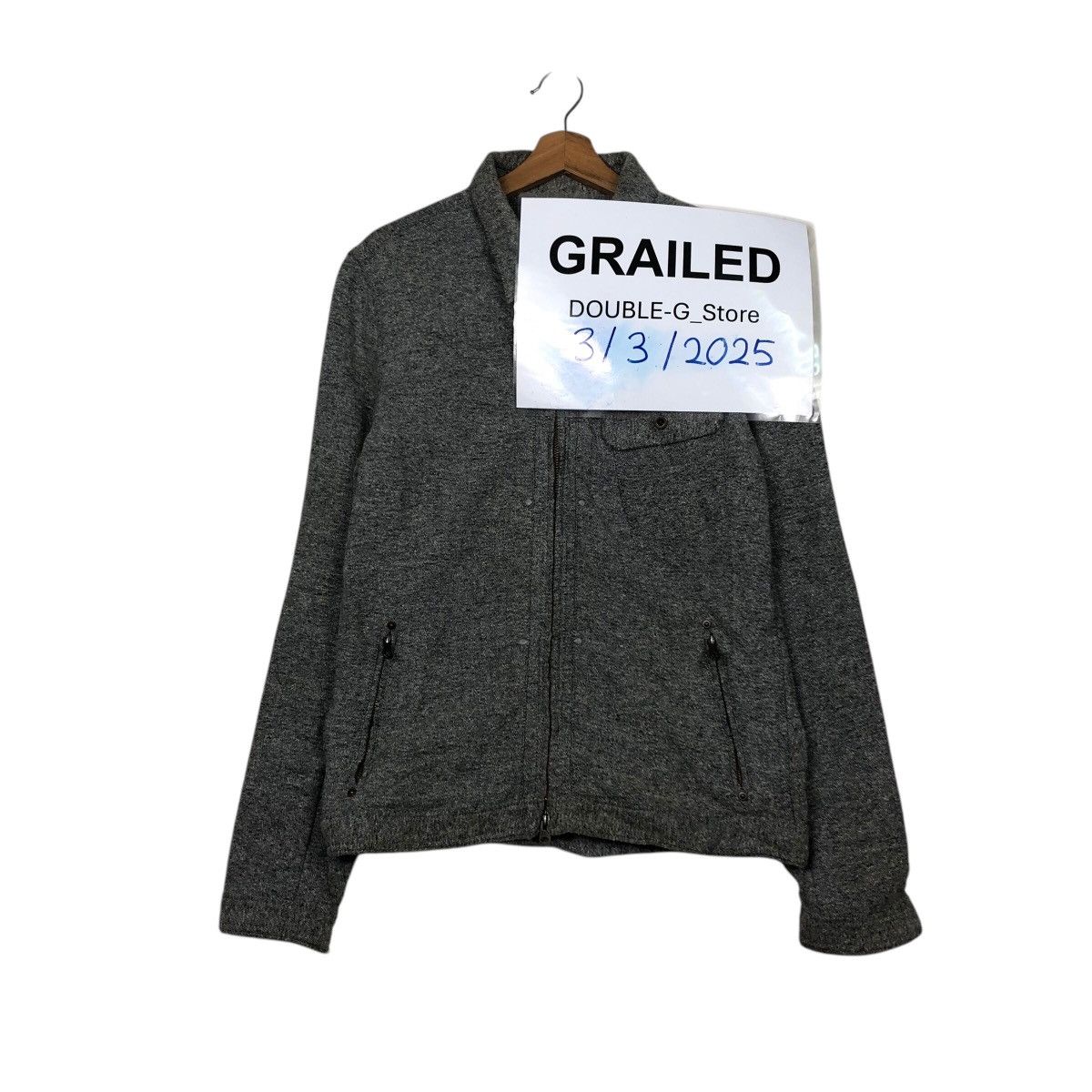 Johnbull 📌Vintage Zipper Biker Jacket Johnbull Herringbone Design Size US L / EU 52-54 / 3 - 1 Thumbnail