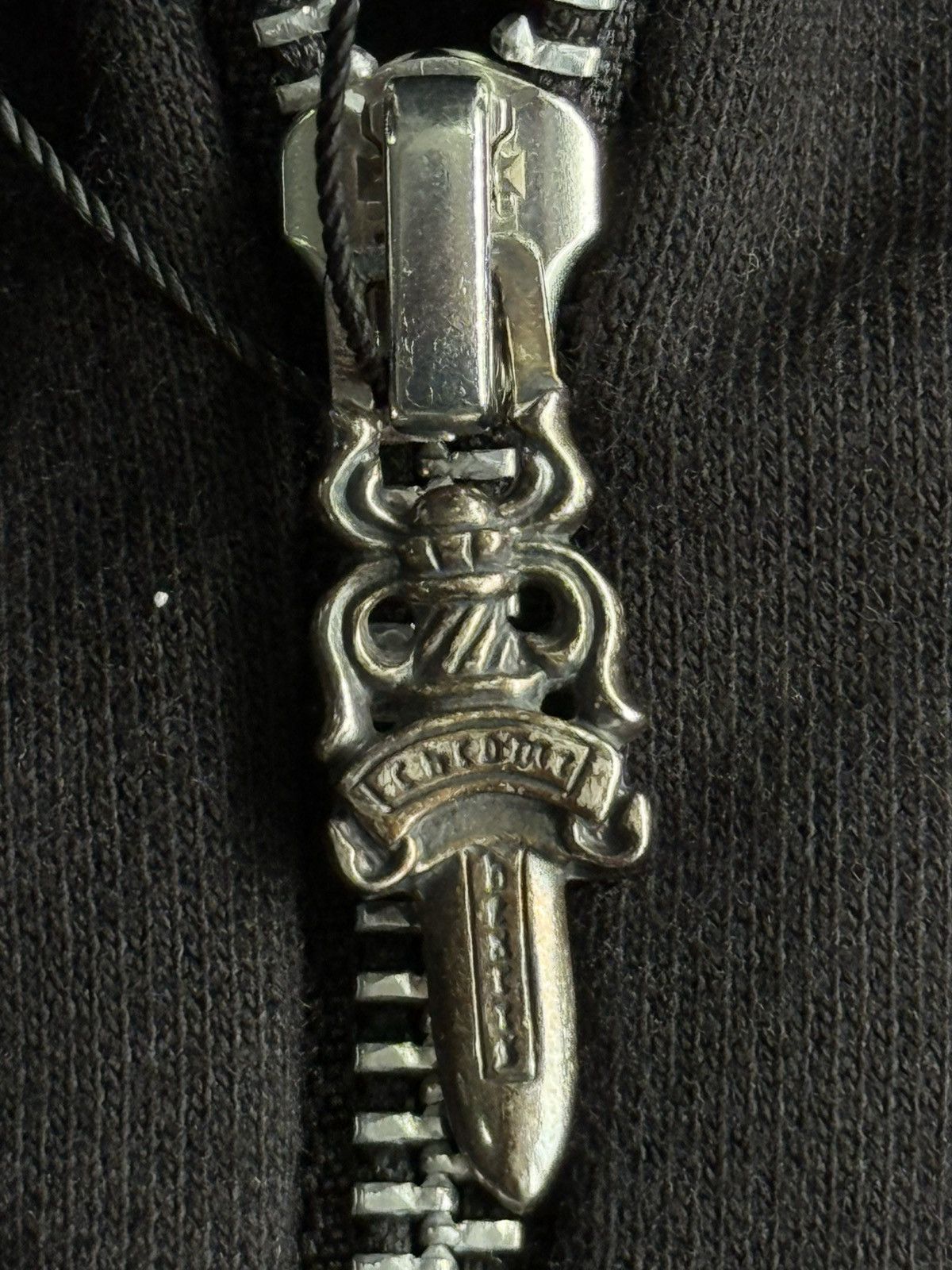 Chrome Hearts RARE DS - Cross Patched Chrome Zip Hoodie Size S / US 4 / IT 40 - 11 Thumbnail