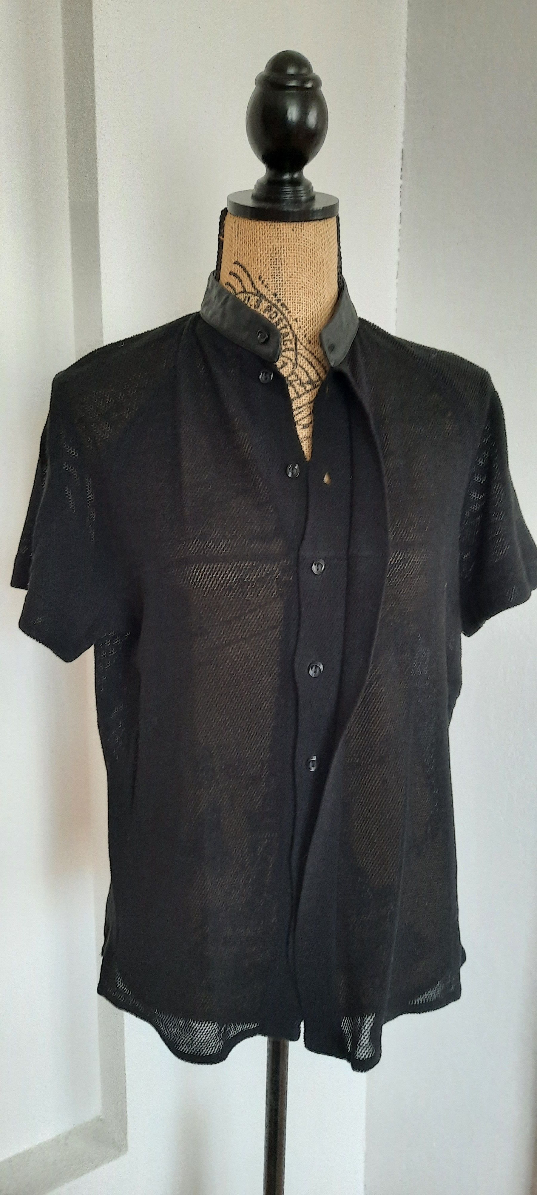 Other COMEFORBREAKFAST Men's Shirt Short Sleeve Cotton Black M Size US M / EU 48-50 / 2 - 3 Thumbnail