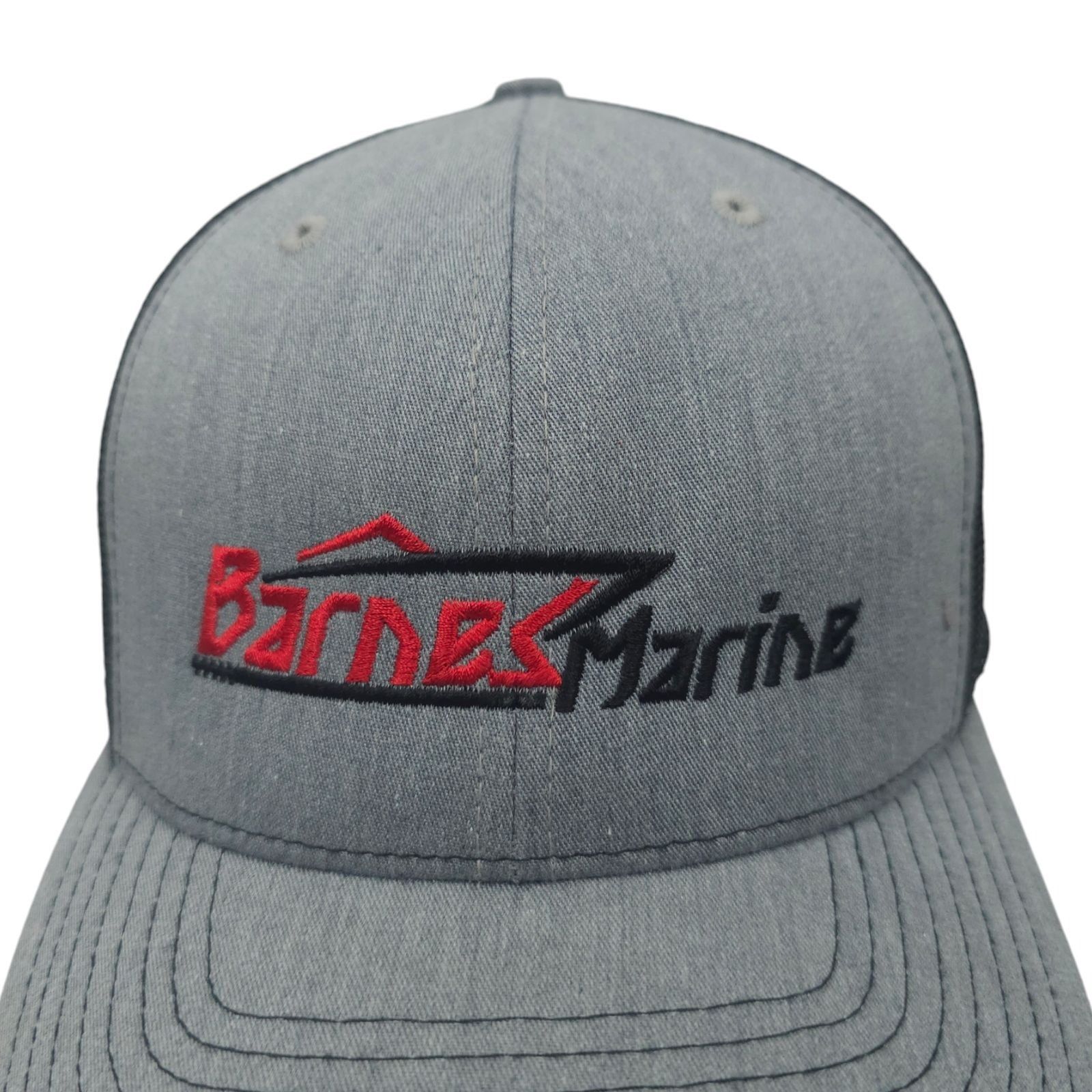Richardson Barnes Marine Embroidered Logo Mesh Snapback Cap Boating Hat Size ONE SIZE - 7 Thumbnail
