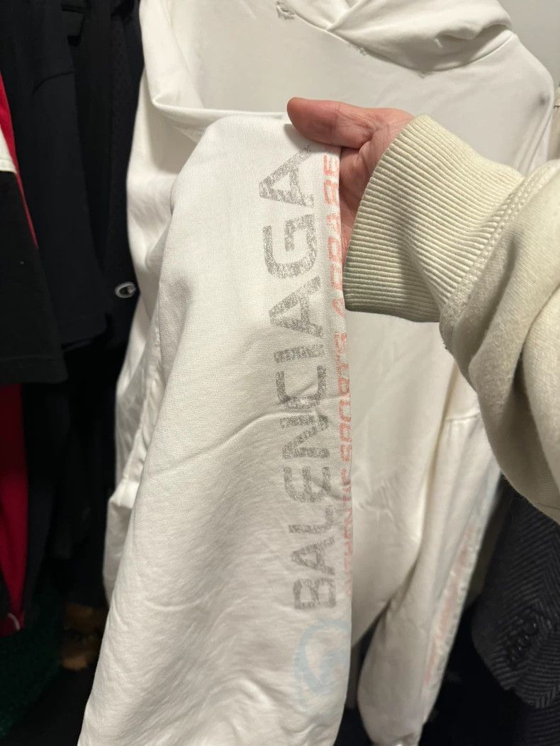 Balenciaga Balenciaga 24ss Surfer White Surfer Hoodie-2506 Size US L / EU 52-54 / 3 - 5 Thumbnail