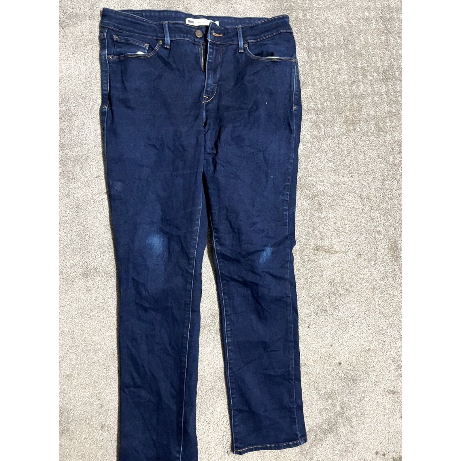 Levi's Levi’s Mid Rise Skinny Jeans Blue Women 14M 32x32 Levi’s Jeans Demi 5-Pocket Denim Distressed Stretch Size 36" / US 14 / IT 50 - 3 Thumbnail