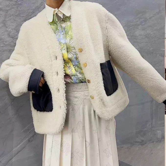 Thom Browne Thom Browne Reversible Shearling Winter Coat Size US XXS / EU 40 - 1 Thumbnail