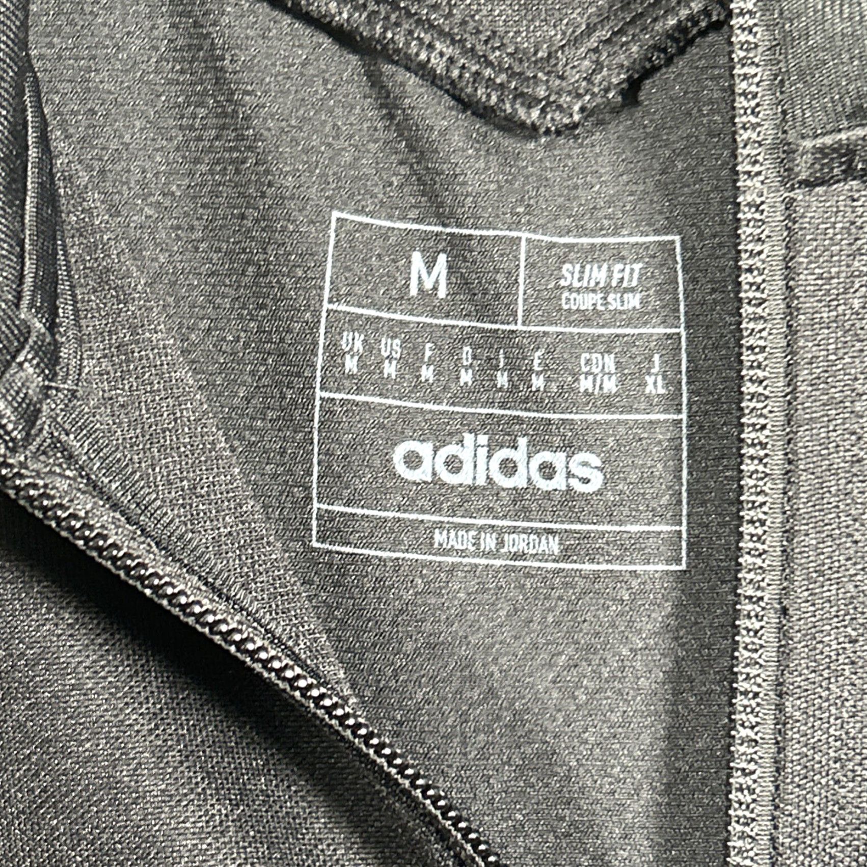 Adidas Adidas Track Jacket Aeroready Mens Medium Black Full Zip Pockets Long Sleeve Size US M / EU 48-50 / 2 - 4 Thumbnail