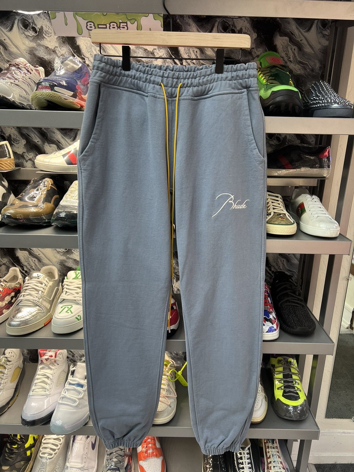 Rhude Rhude Light Blue Sweatpants Size US 30 / EU 46 - 1 Thumbnail