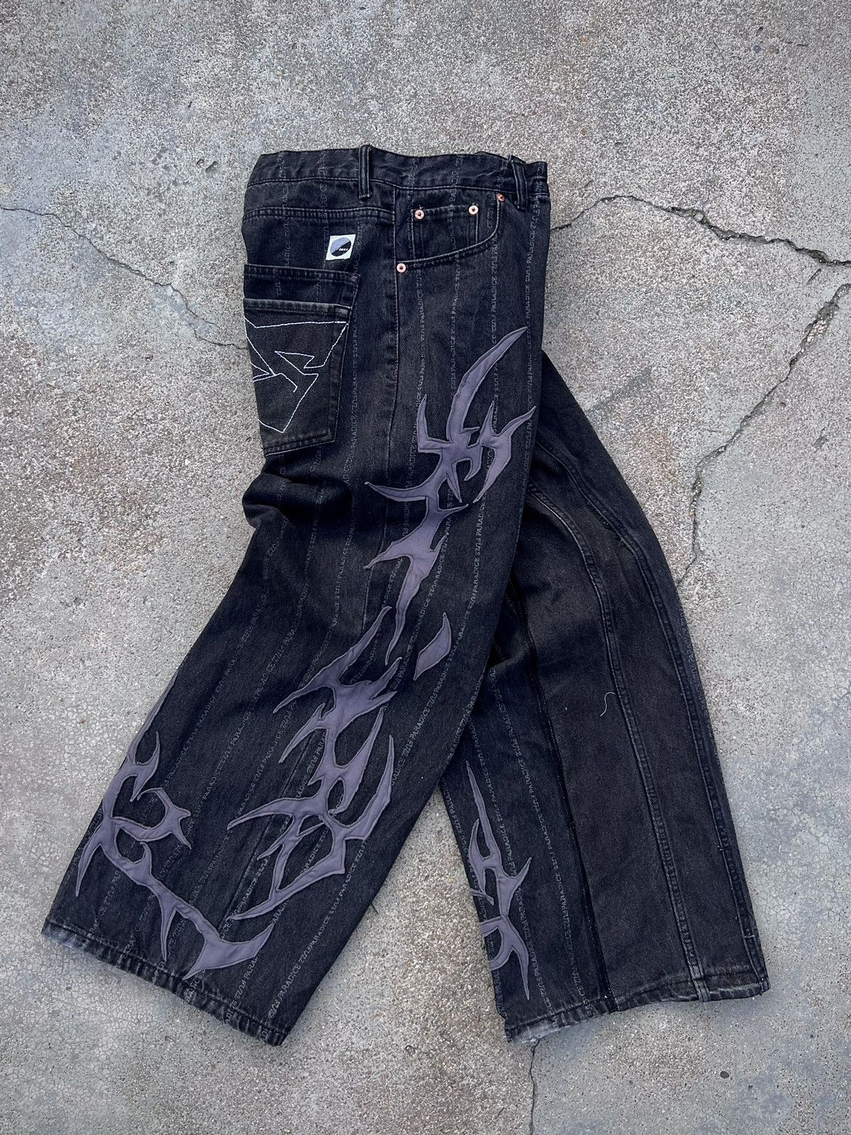 Other SEPTEMBER - PROTOTYPE E01 WIDE LEG JEANS Size US 32 / EU 48 - 4 Thumbnail